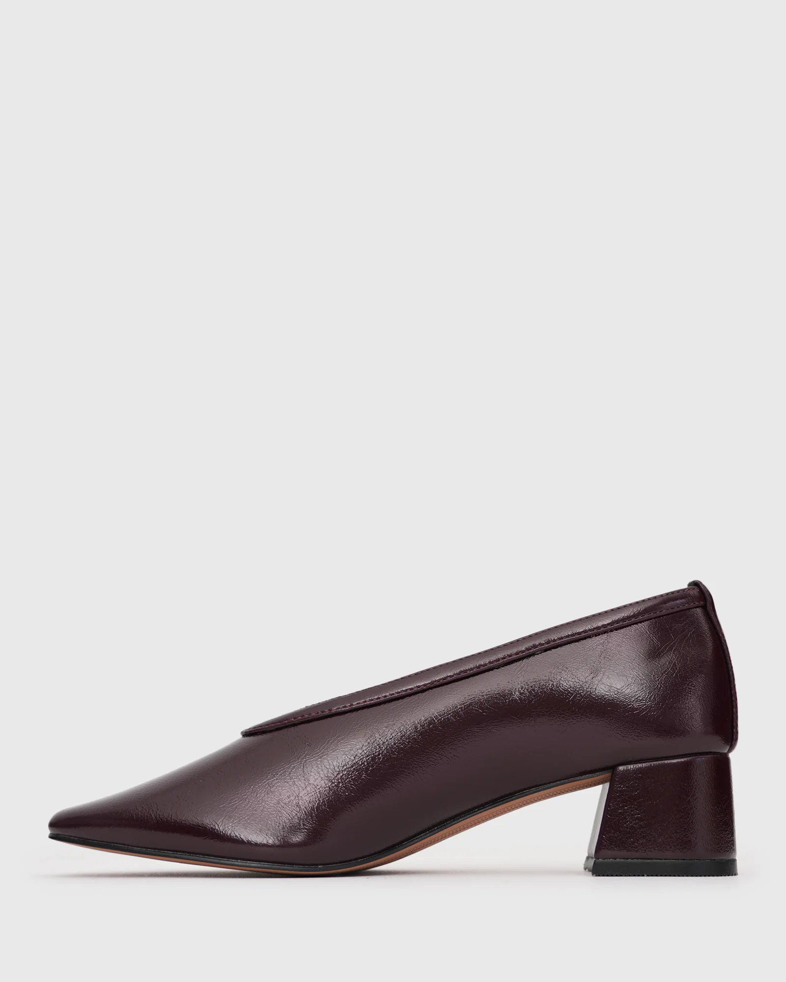 PRE-ORDER ALORA Block Heel Ballet Pumps - Image 3