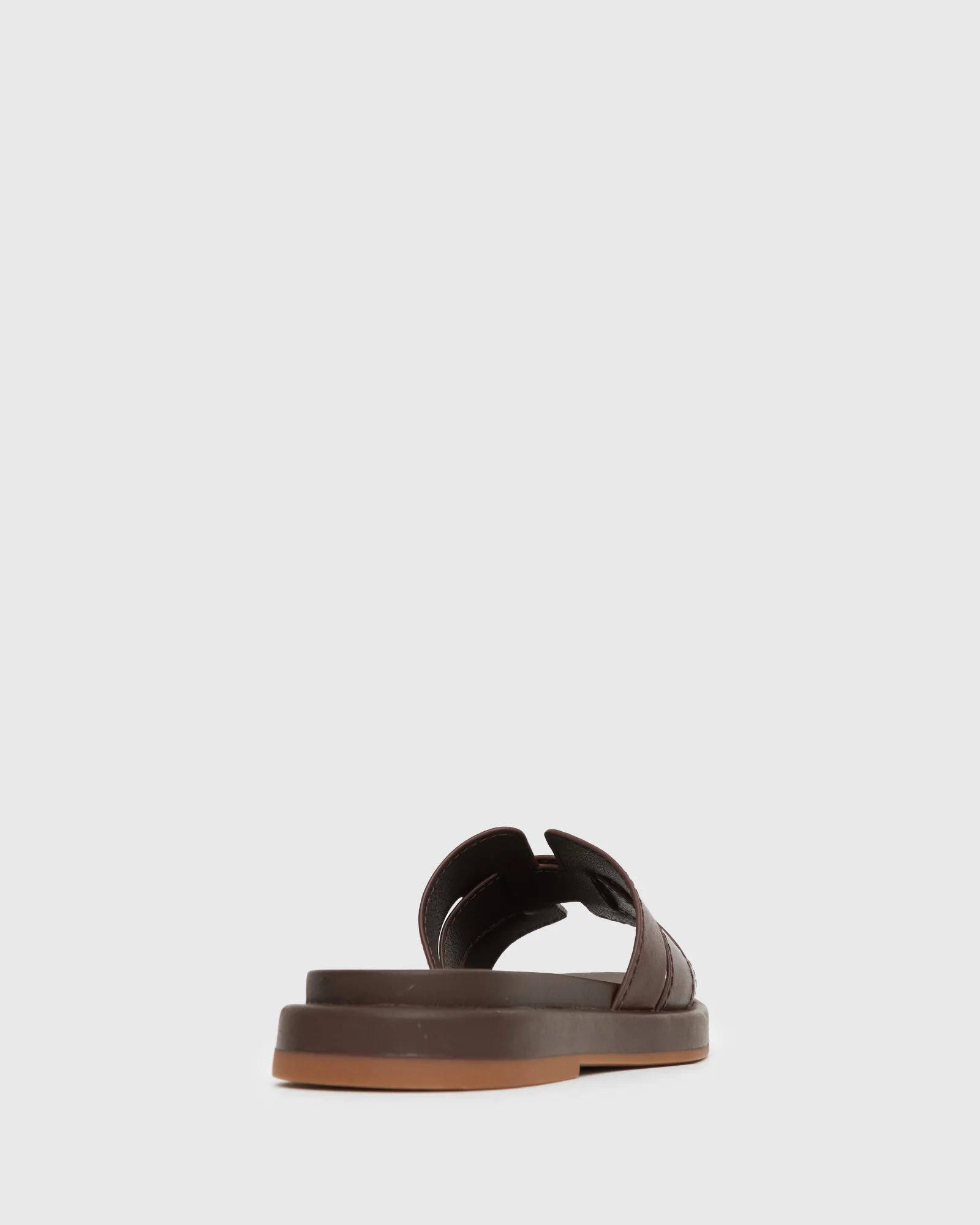 BELLA Leather Flat Slides - Image 3