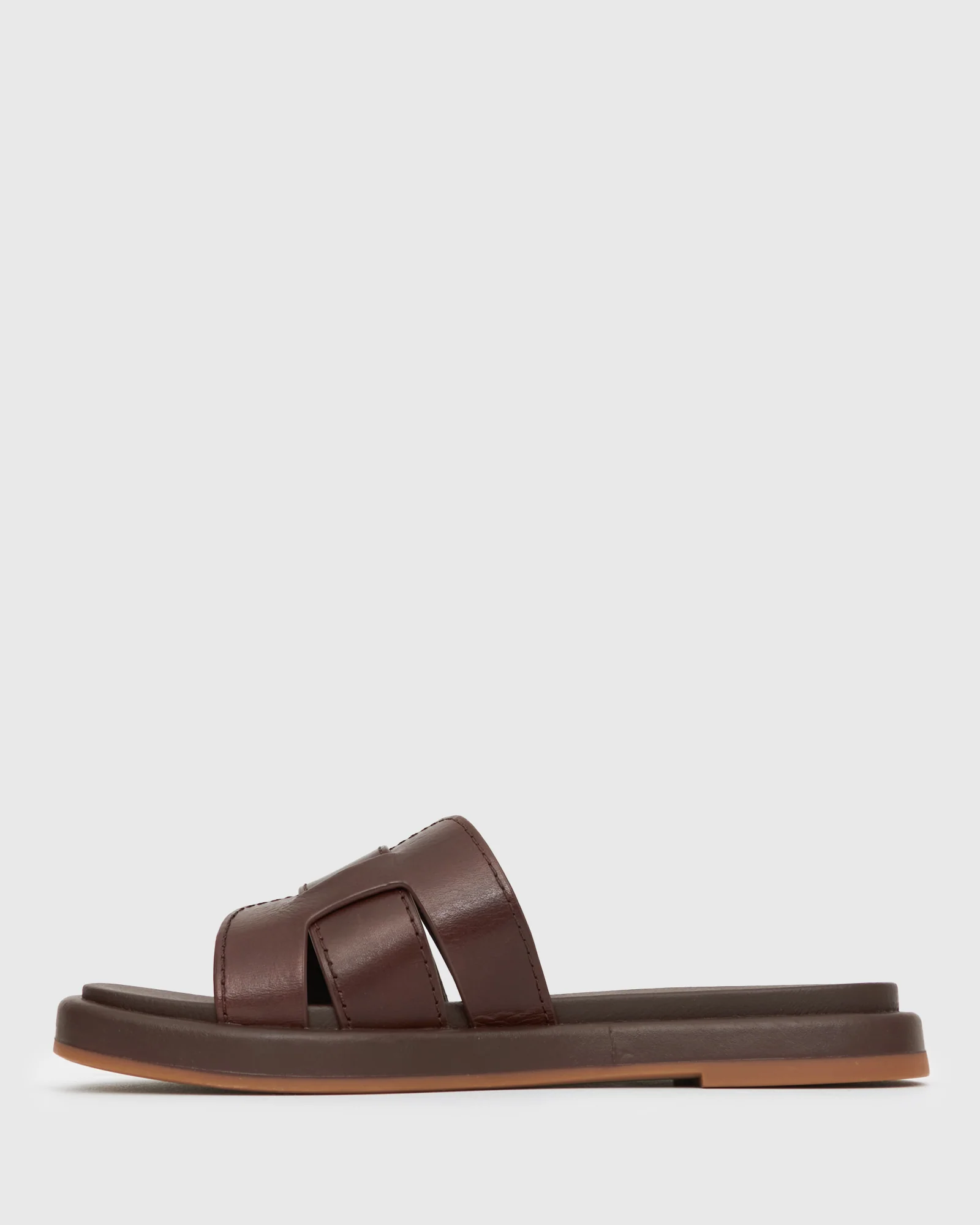 BELLA Leather Flat Slides - Image 4