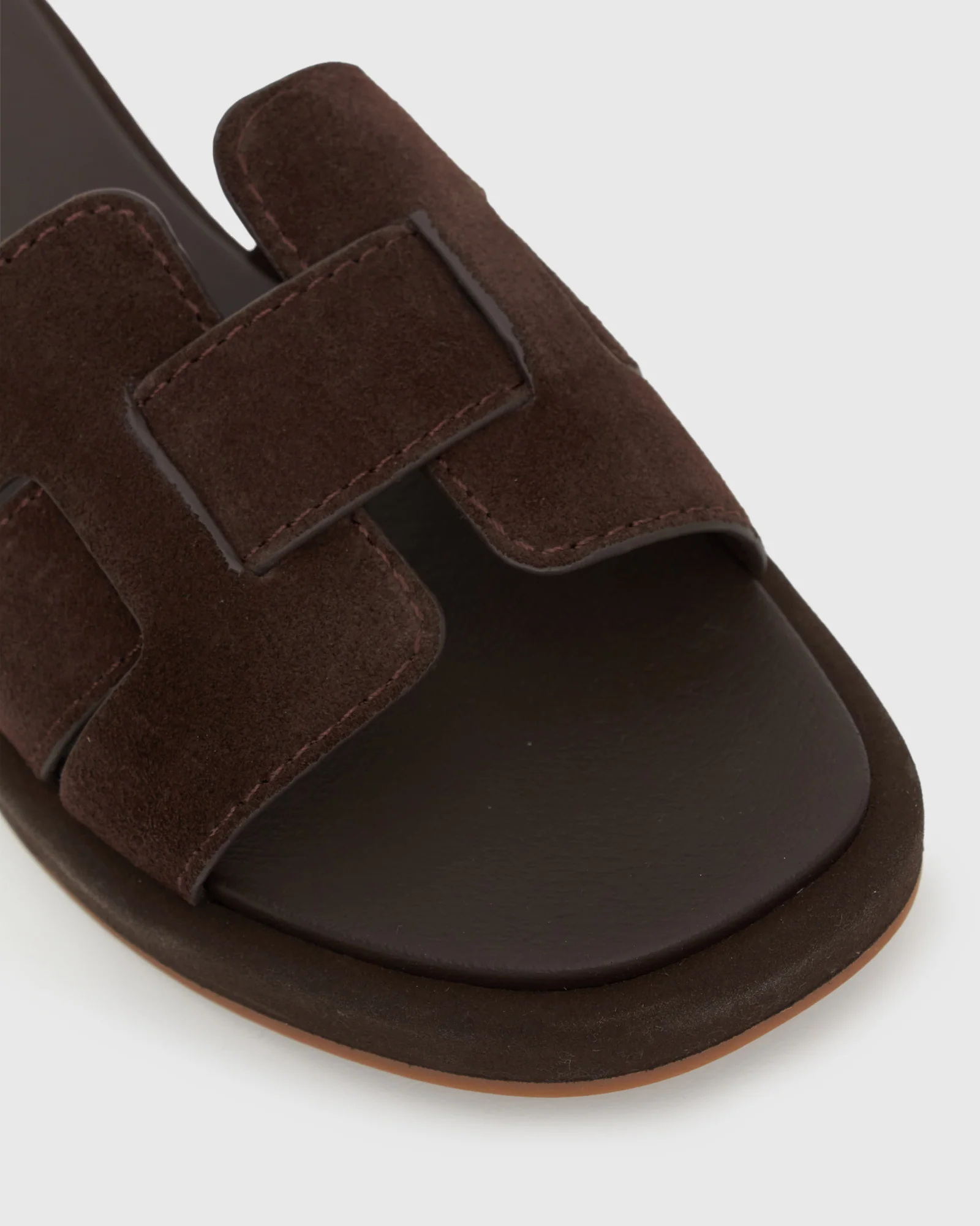 BELLA Leather Flat Slides - Image 2