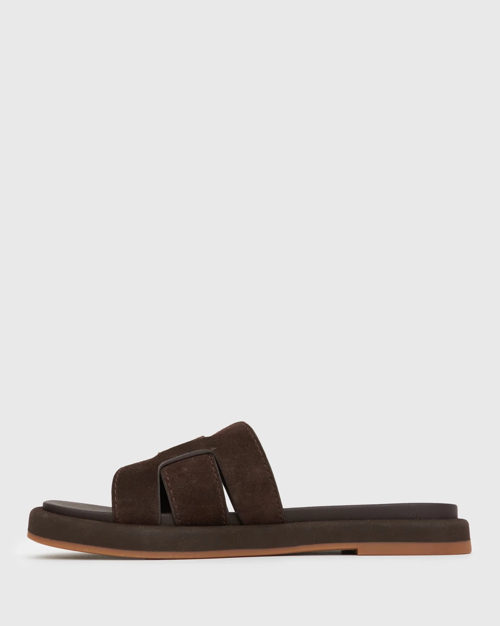 BELLA Leather Flat Slides - Image 3