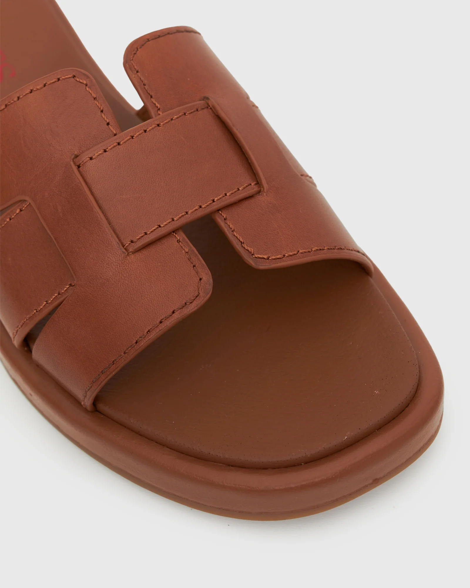 BELLA Leather Flat Slides - Image 4
