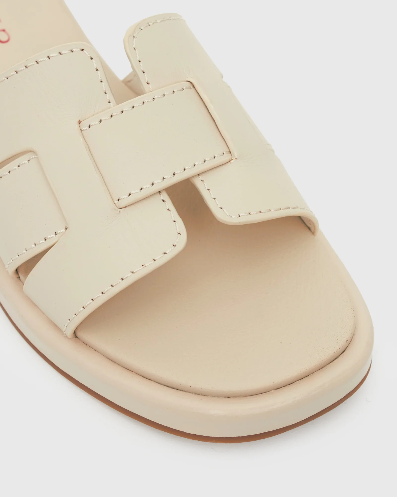 BELLA Leather Flat Slides - Image 2