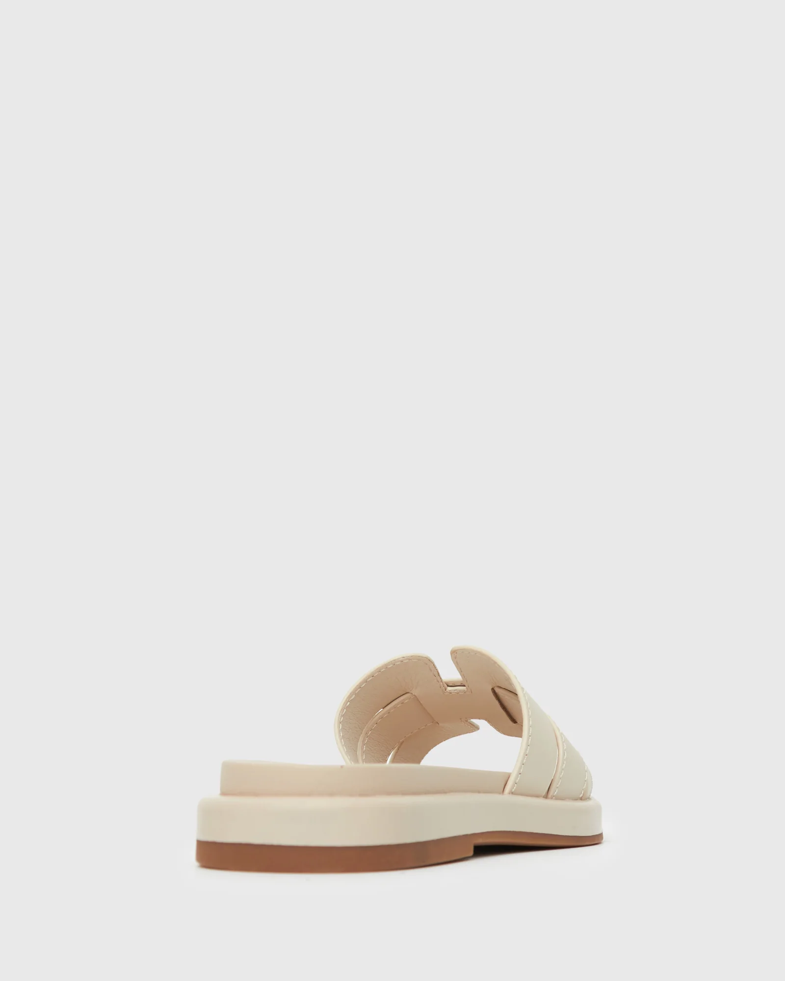 BELLA Leather Flat Slides - Image 4