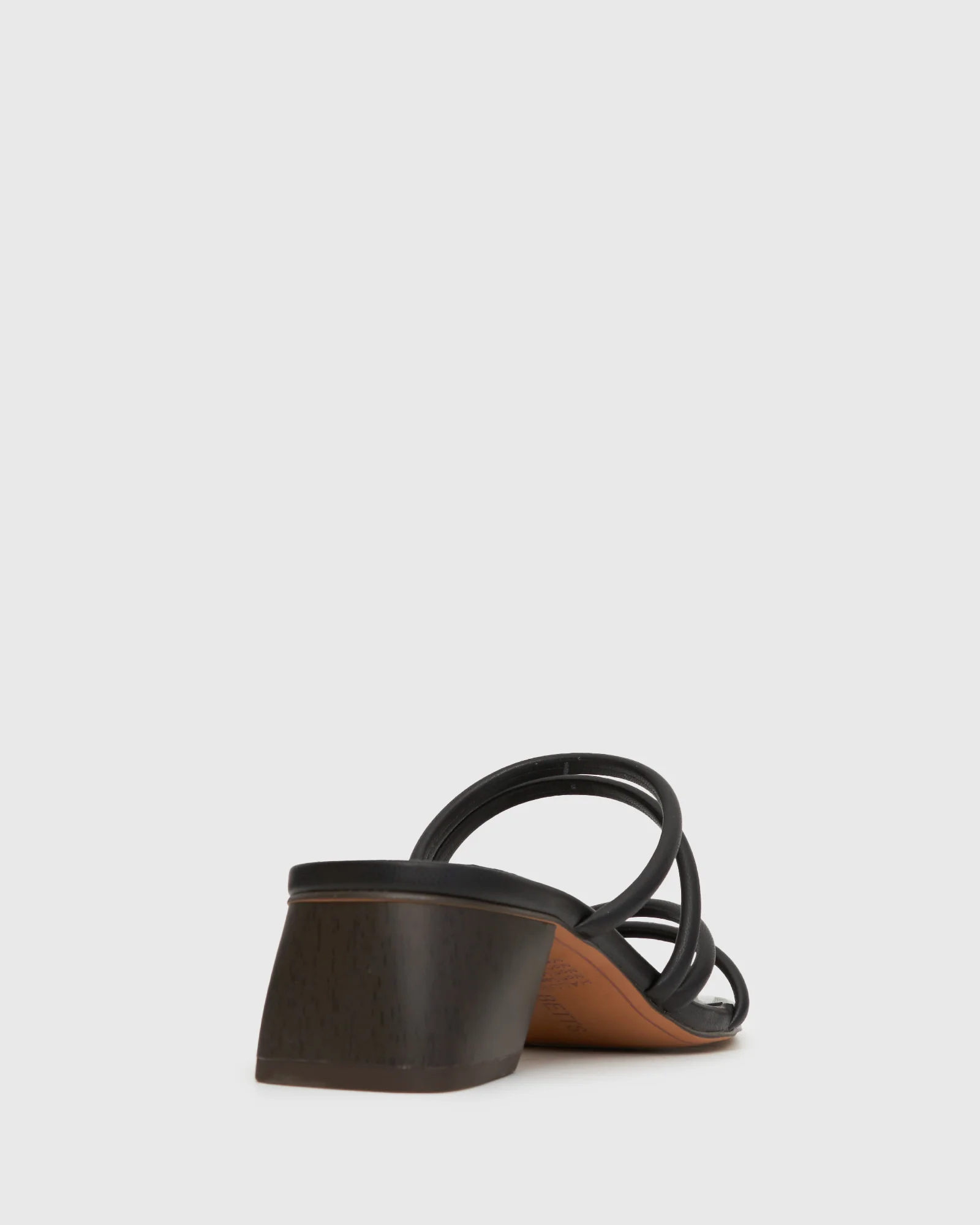 HALLIE Low Wooden Block Heel Mules - Image 4