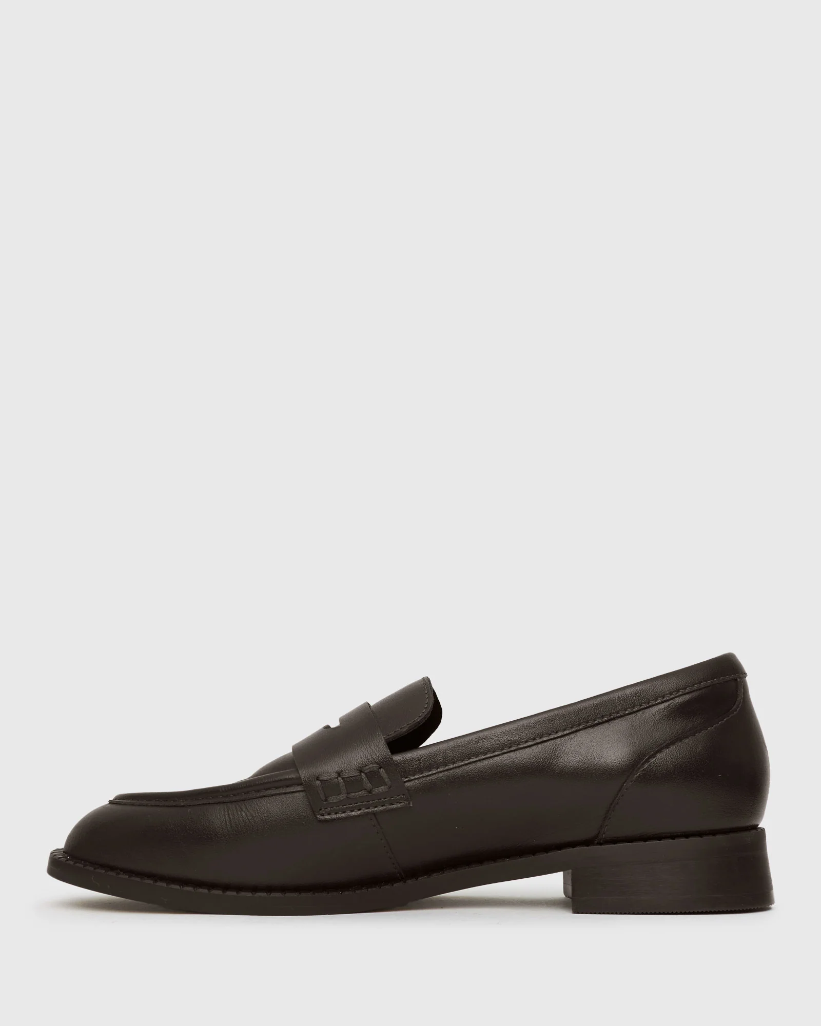 CASSIE Leather Penny Loafers - Image 4