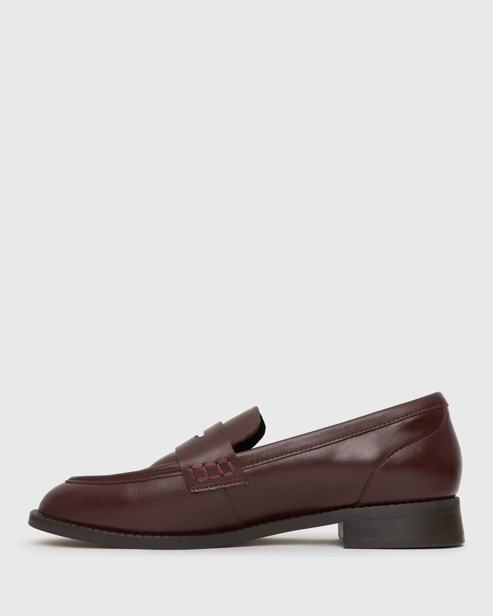 CASSIE Leather Penny Loafers - Image 3