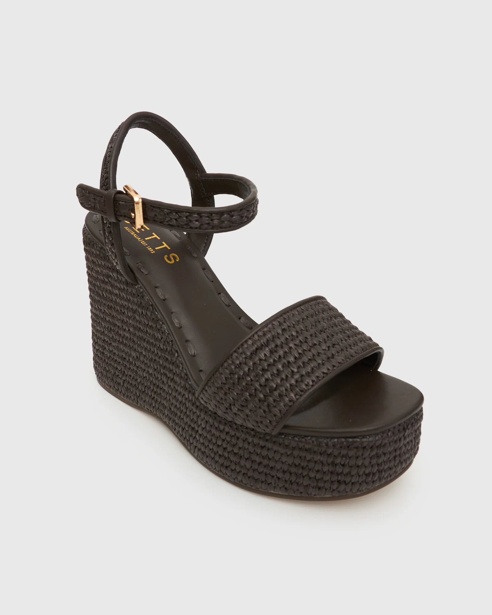 FAME Raffia Platform Wedges - Image 5