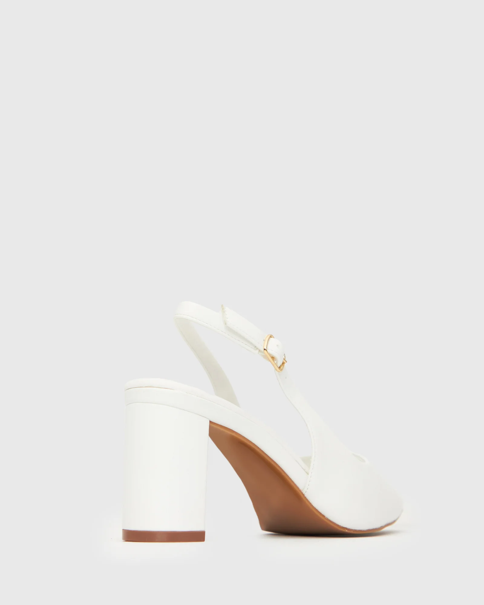 FLOUNCE Block Heel Slingback Pumps - Image 4