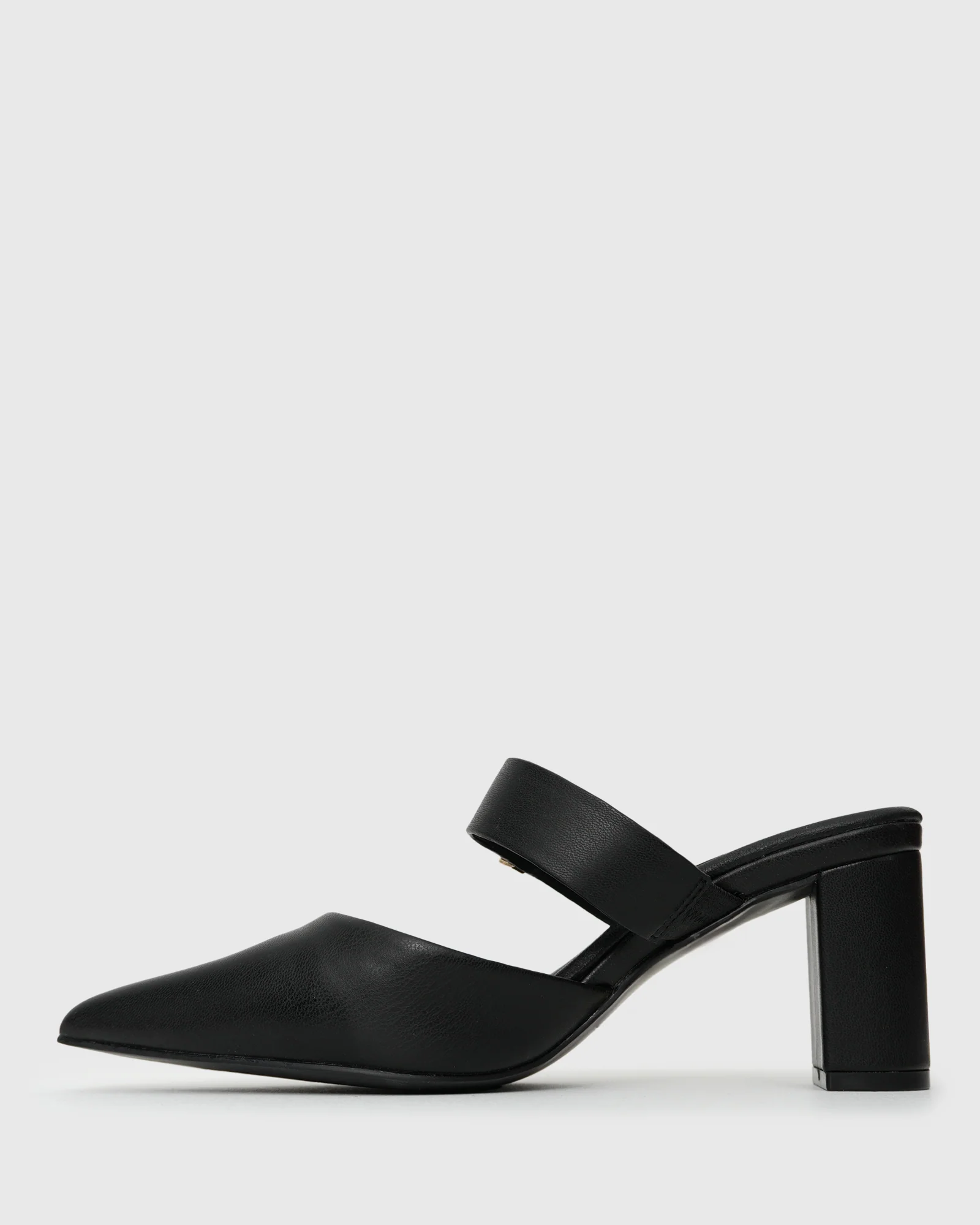 FREDRICK Block Heel Point Toe Mules - Image 3