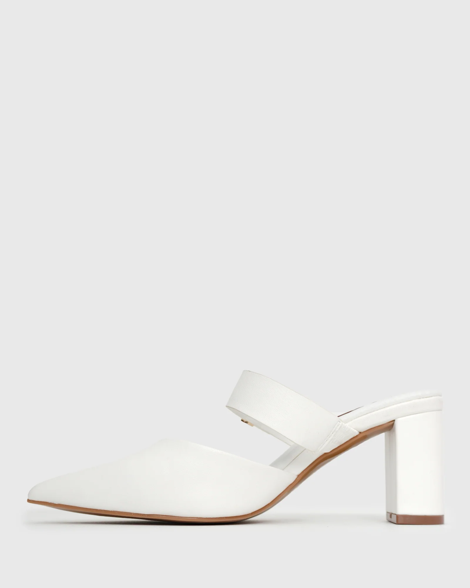 FREDRICK Block Heel Point Toe Mules - Image 3