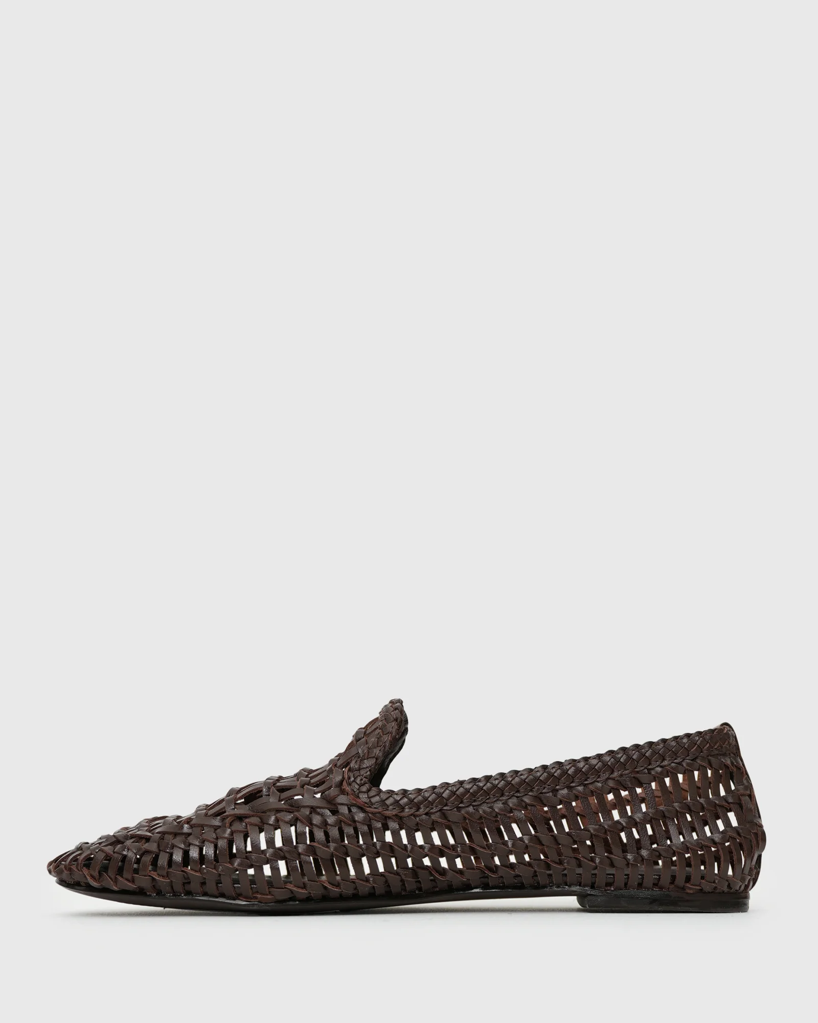 GABRIELA Leather Woven Loafers - Image 3