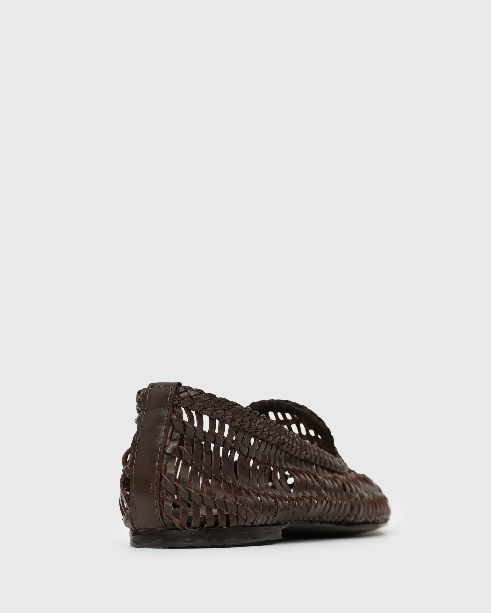 GABRIELA Leather Woven Loafers - Image 4