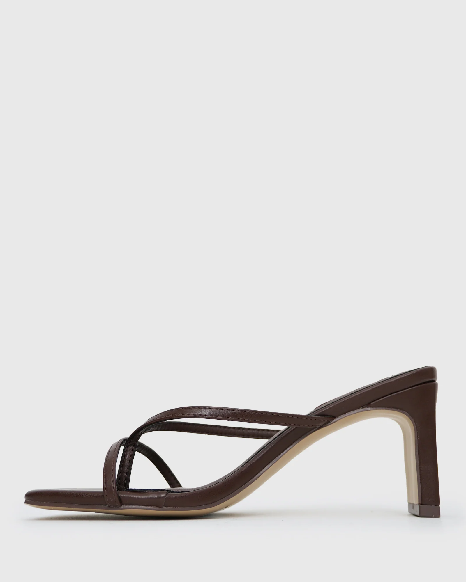 GIGI Square Toe Heeled Mules - Image 3