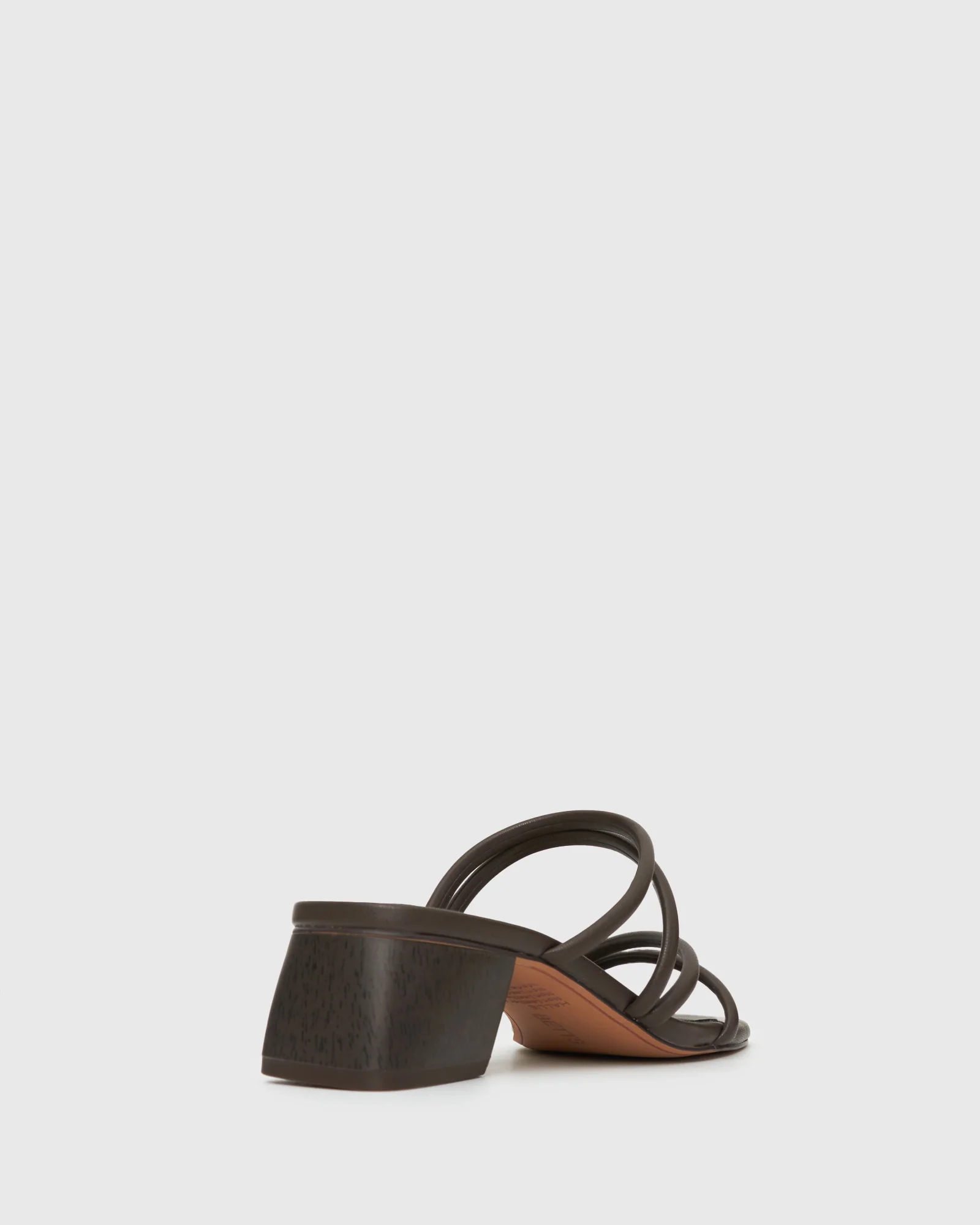 HALLIE Low Wooden Block Heel Mules - Image 4