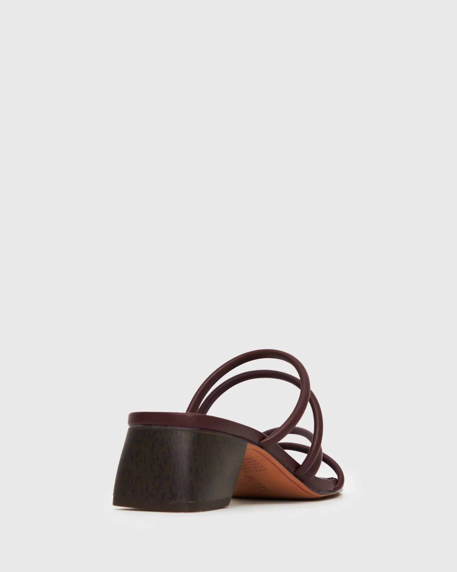 HALLIE Low Wooden Block Heel Mules - Image 6