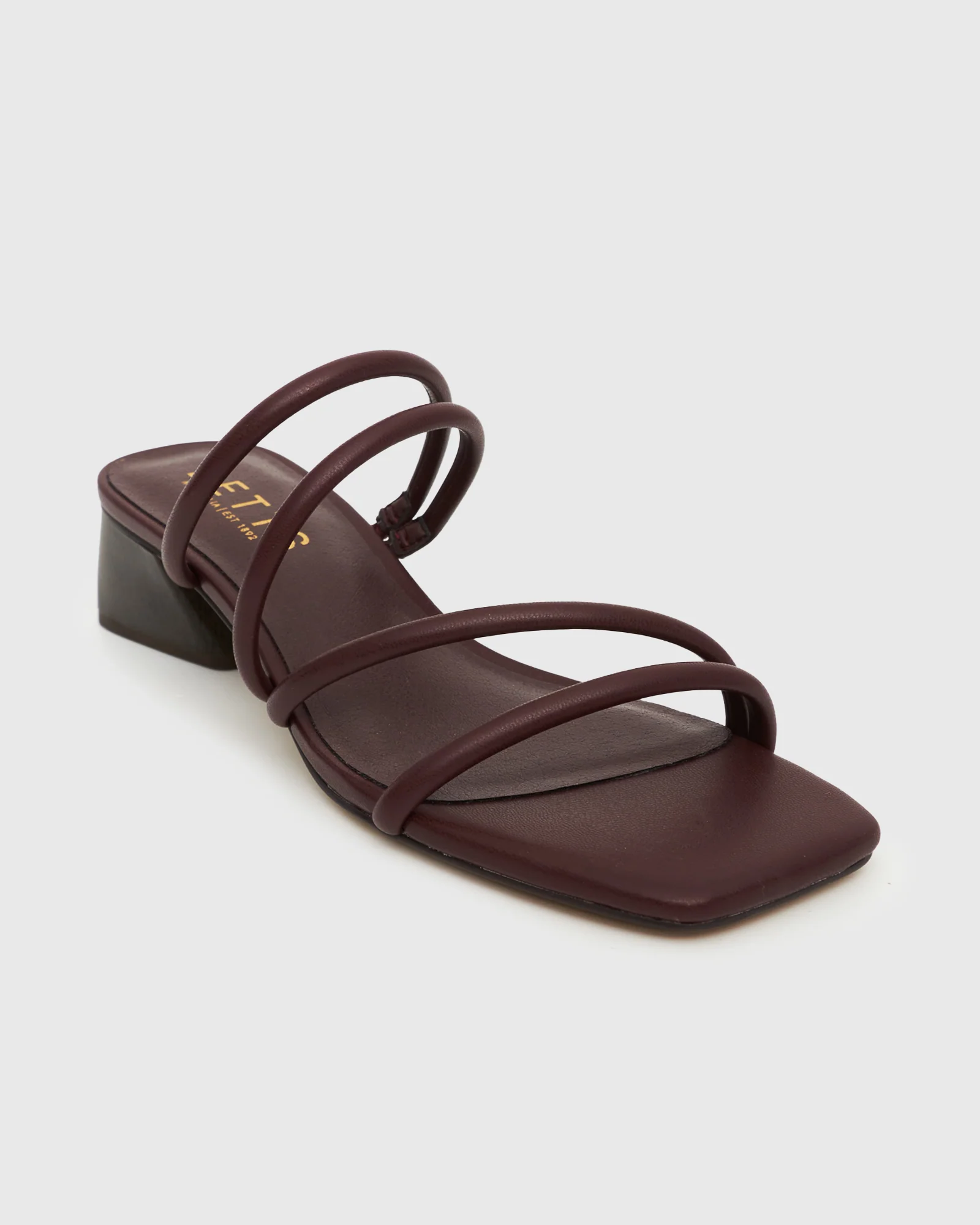 HALLIE Low Wooden Block Heel Mules - Image 7