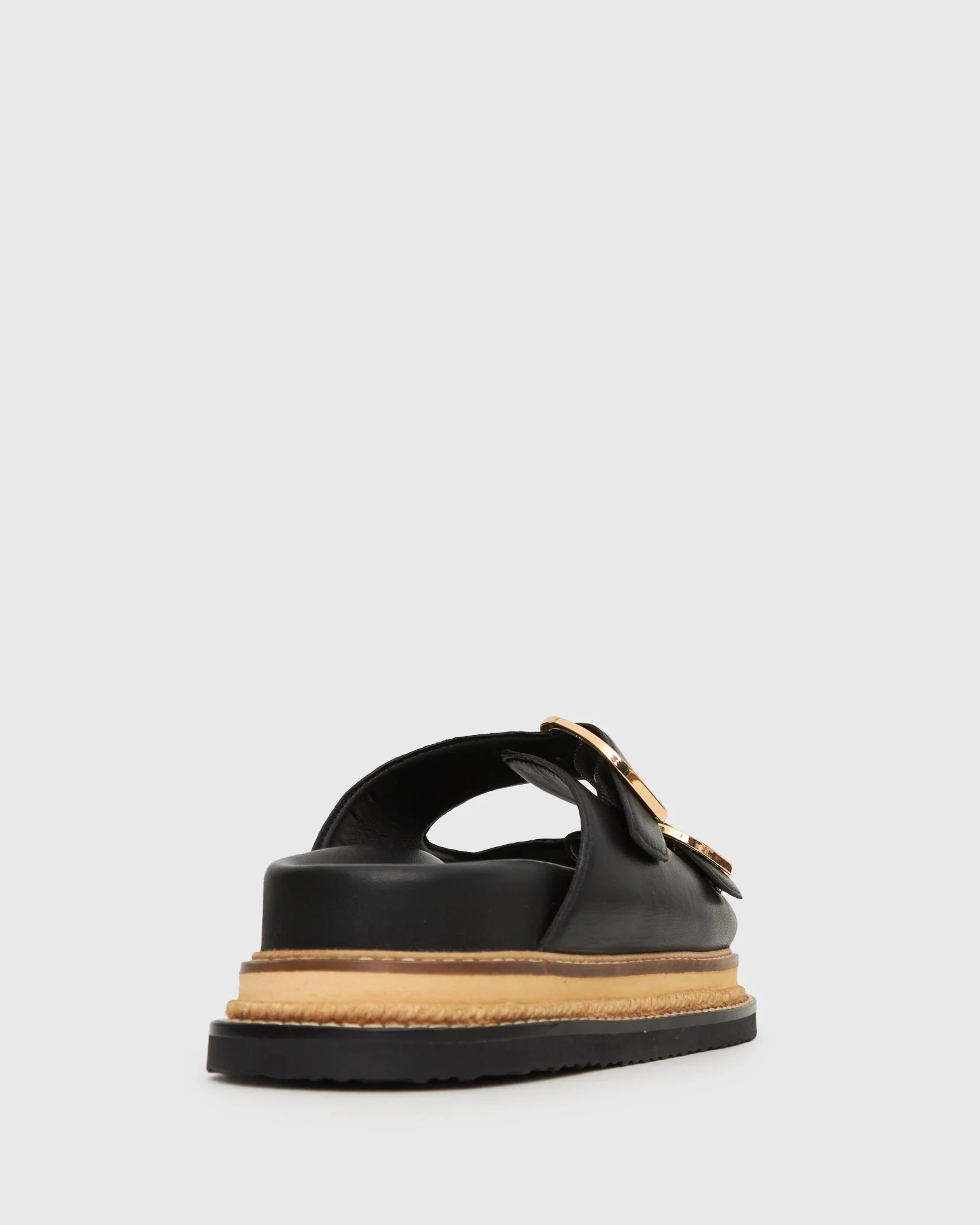 HARLAND Leather Flatform Slides - Image 4