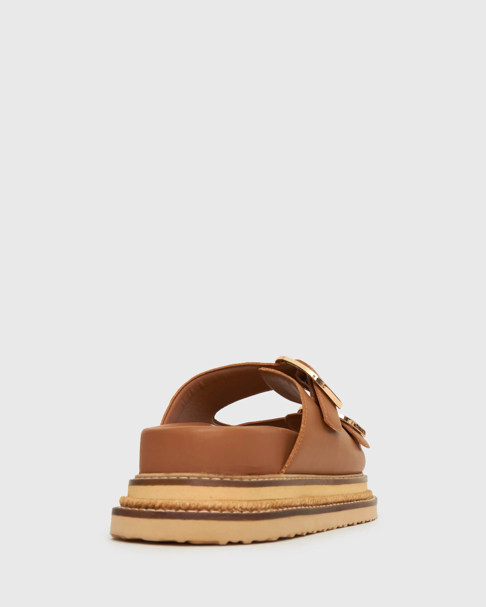 HARLAND Leather Flatform Slides - Image 4
