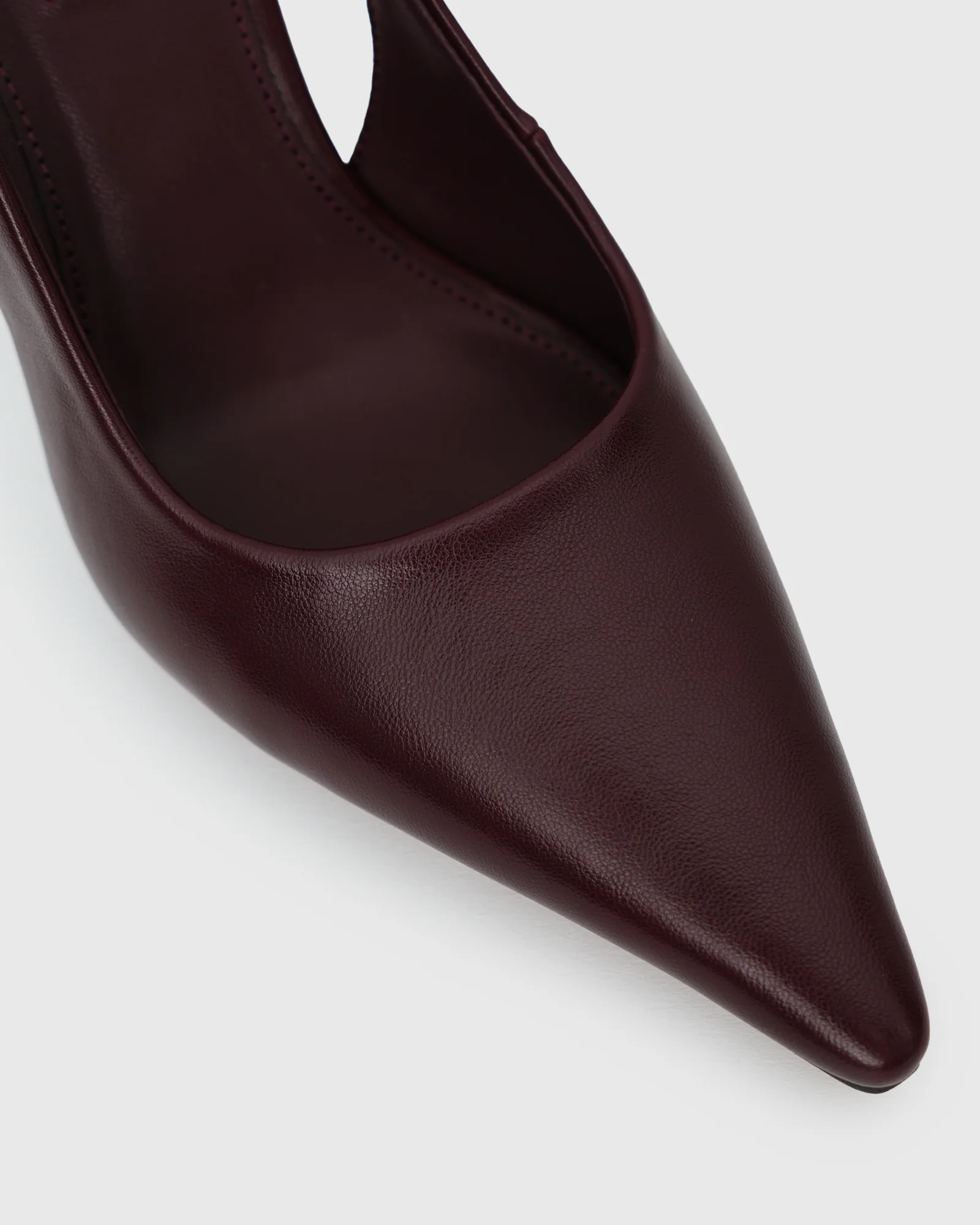 PRE-ORDER KANE Pointy Toe Slingback Wedge Shoes - Image 2