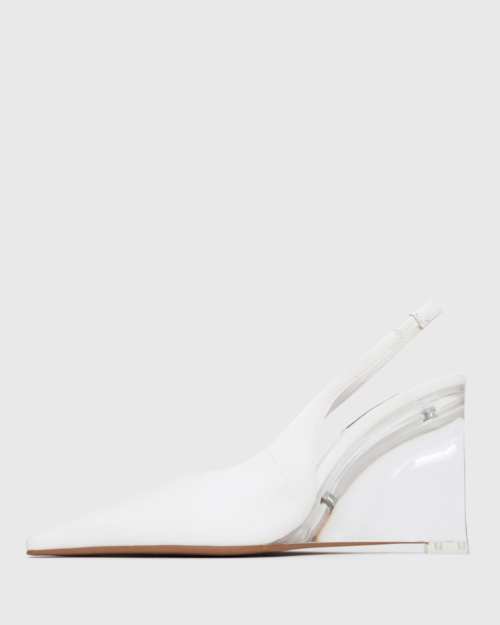PRE-ORDER KANE Pointy Toe Slingback Wedge Shoes - Image 5
