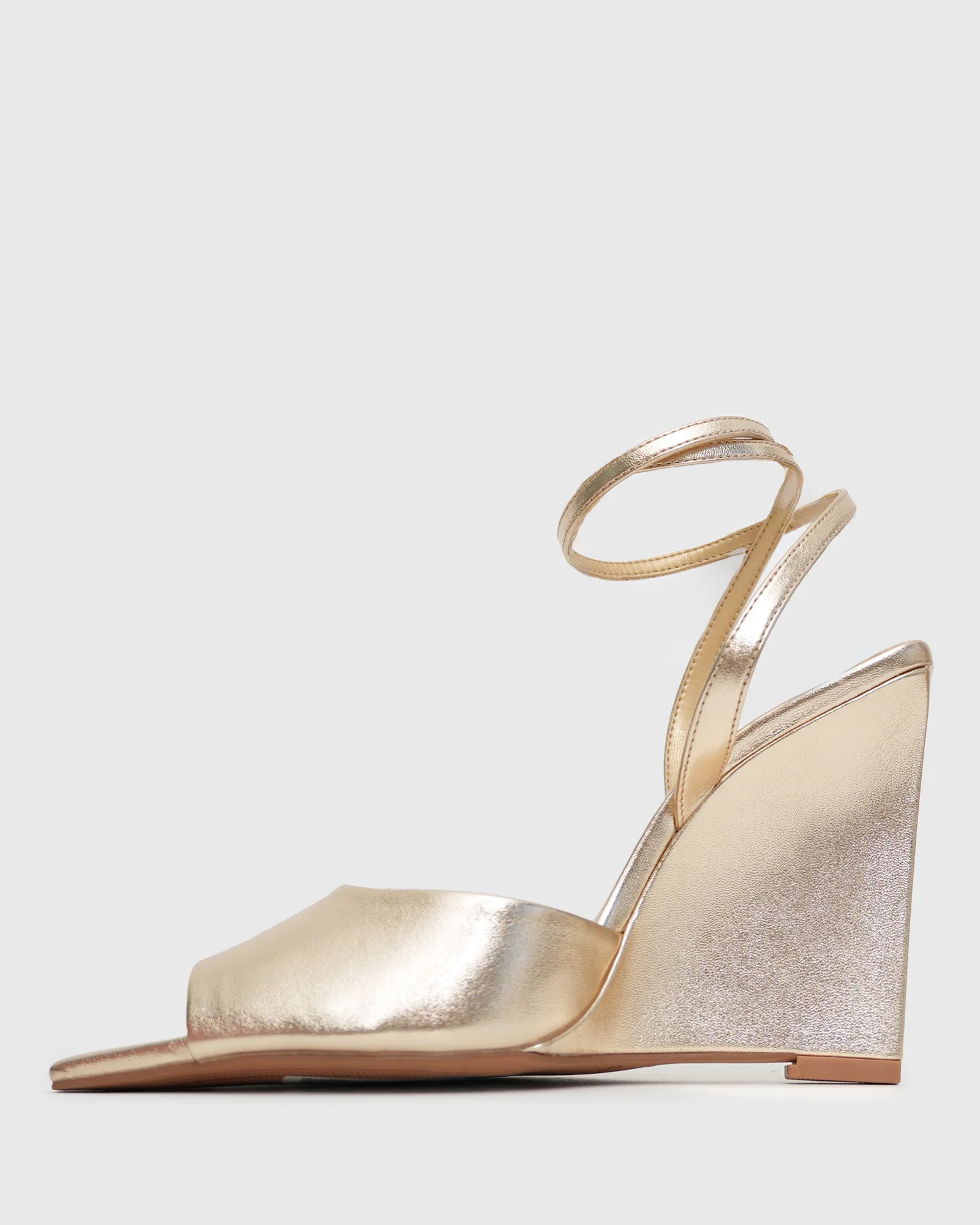 KILDA Peep Toe Wedge Dress Sandals - Image 3