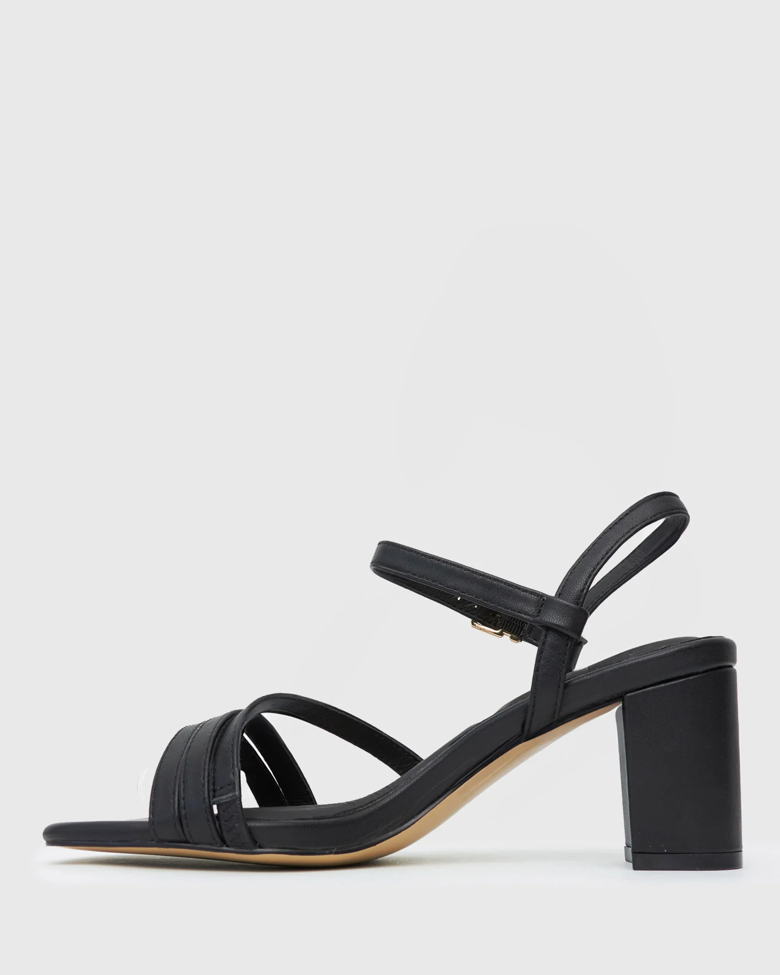 LANE Leather Block Heel Sandals - Image 3