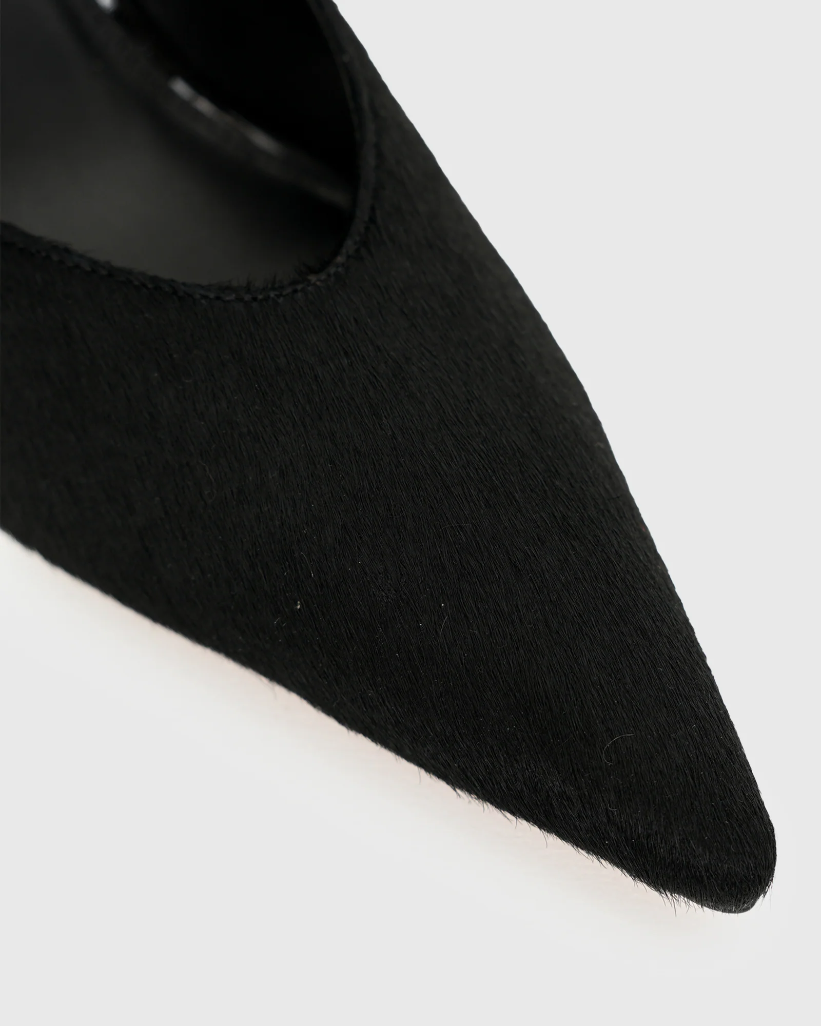PRE-ORDER MATCHA Leather Pony Hair Mules - Image 3
