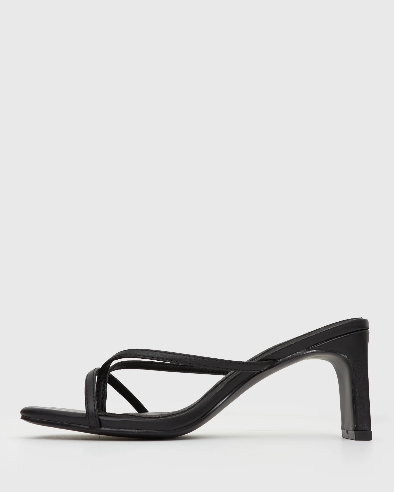 GIGI Square Toe Heeled Mules - Image 3