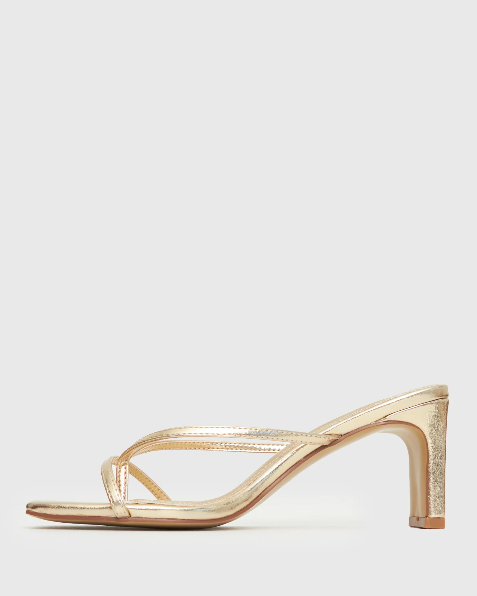 GIGI Square Toe Heeled Mules - Image 3