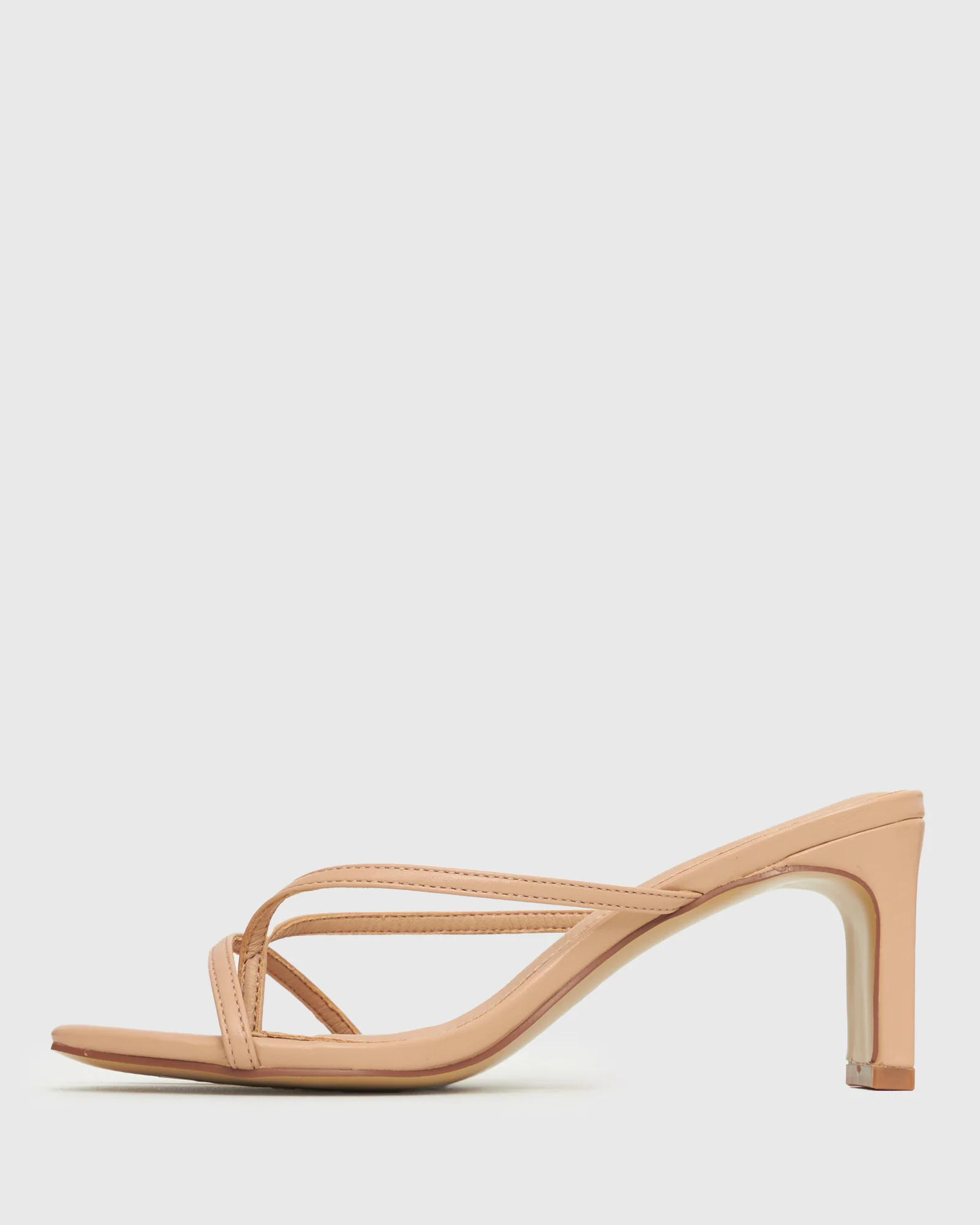 GIGI Square Toe Heeled Mules - Image 3