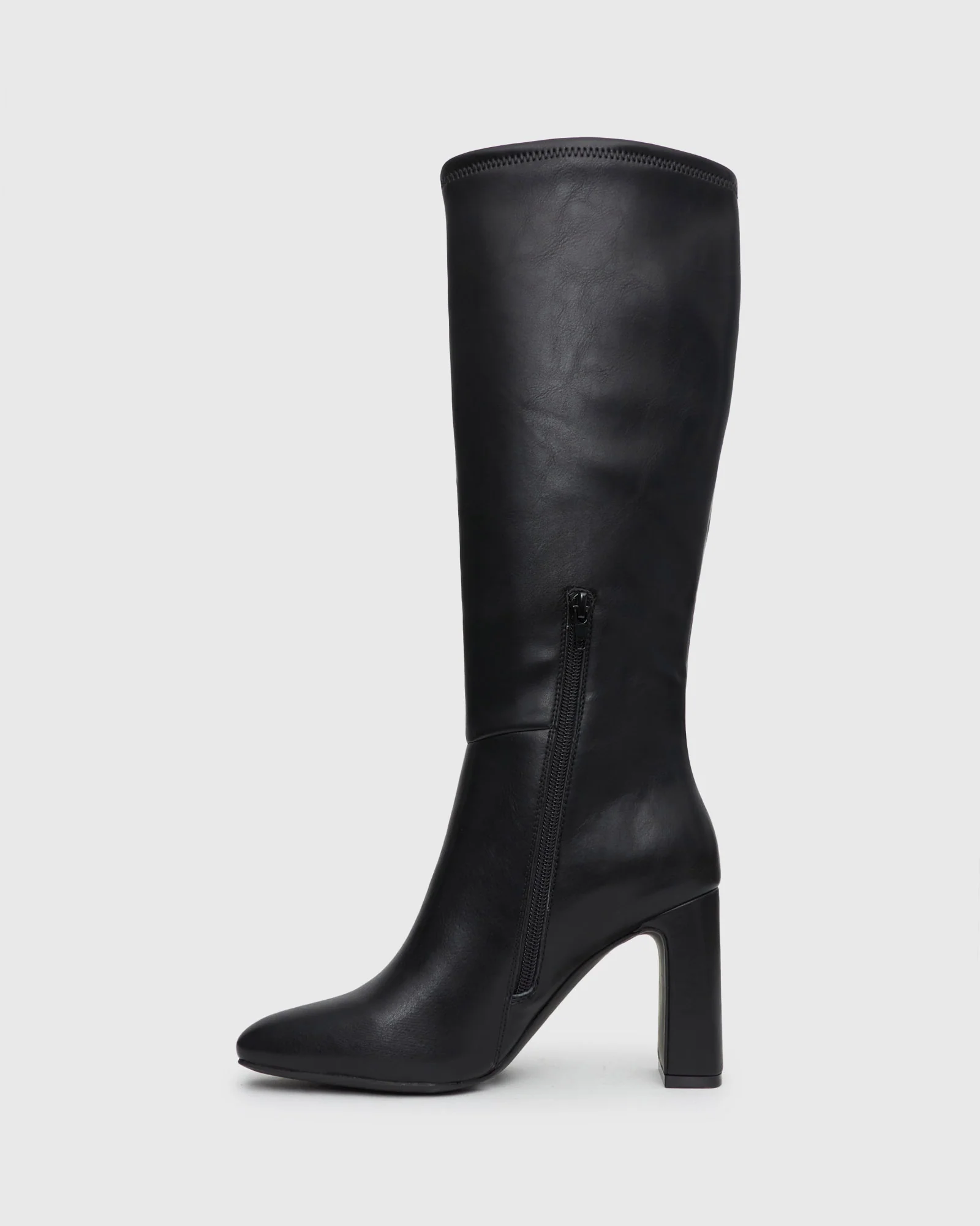 PRIME Block Heel Knee High Boots - Image 3