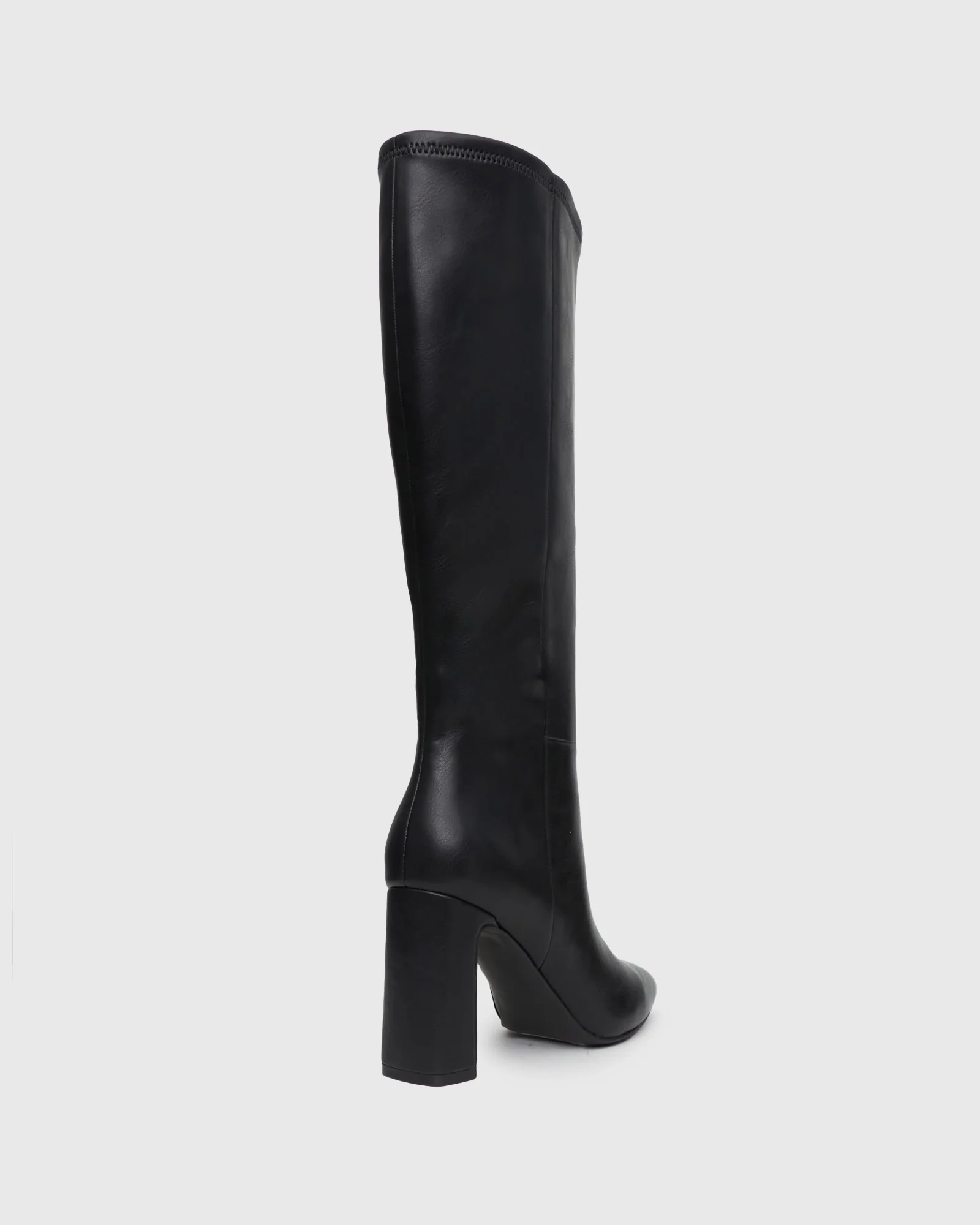 PRIME Block Heel Knee High Boots - Image 4