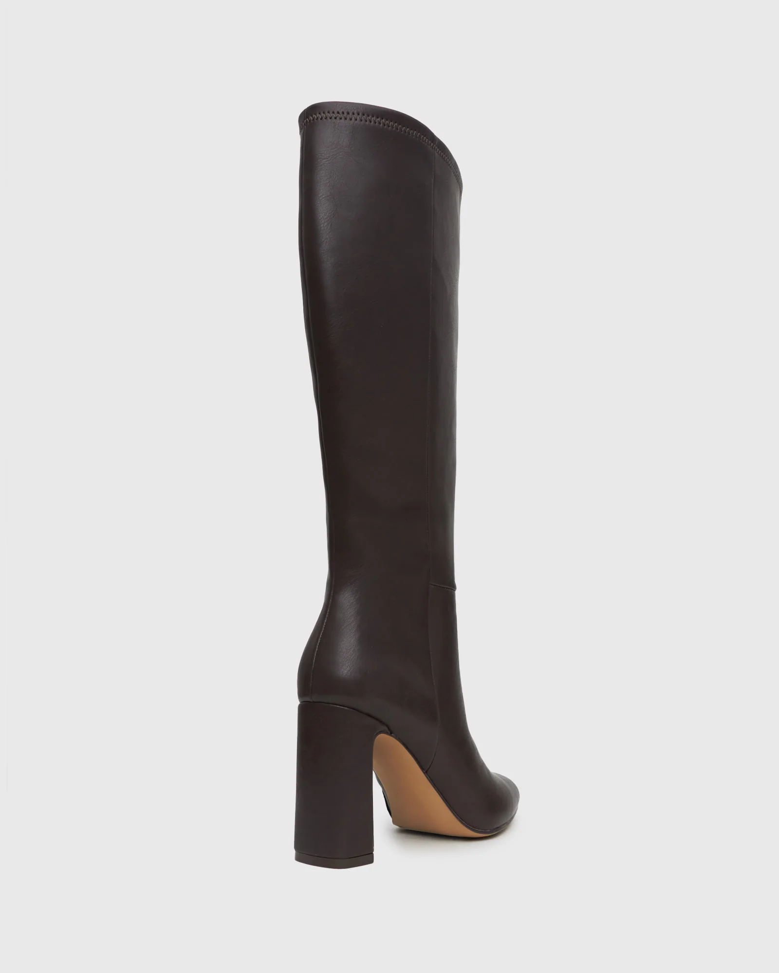 PRIME Block Heel Knee High Boots - Image 4