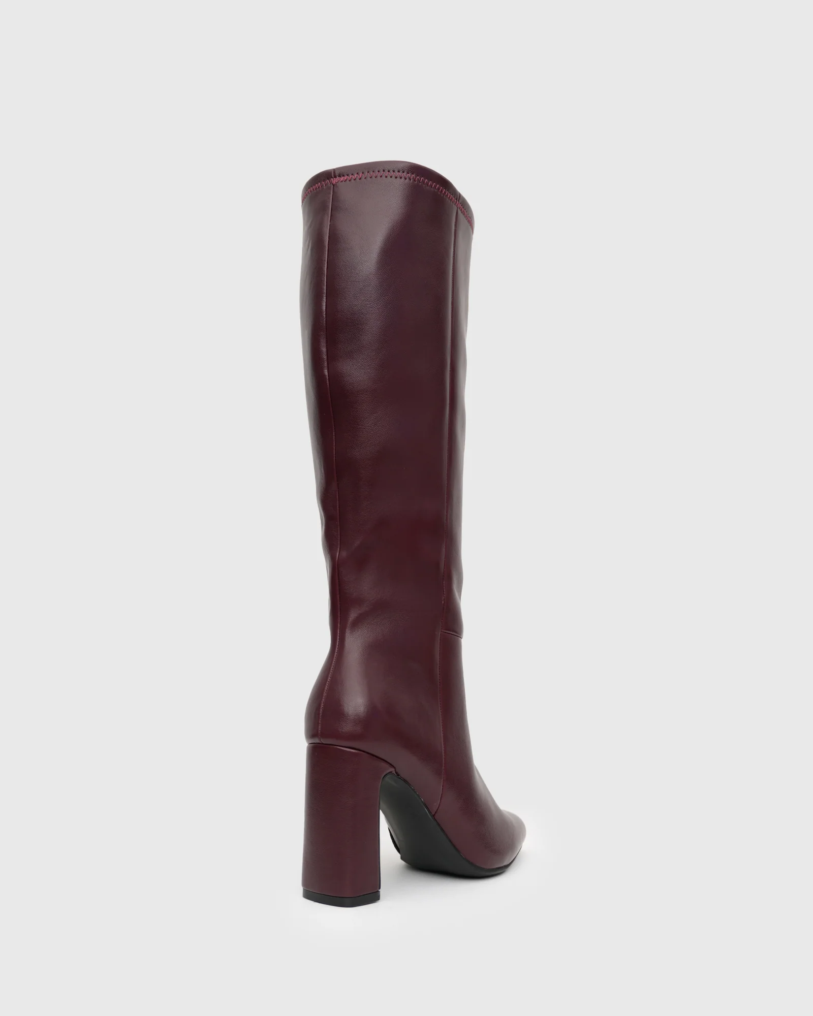 PRIME Block Heel Knee High Boots - Image 4