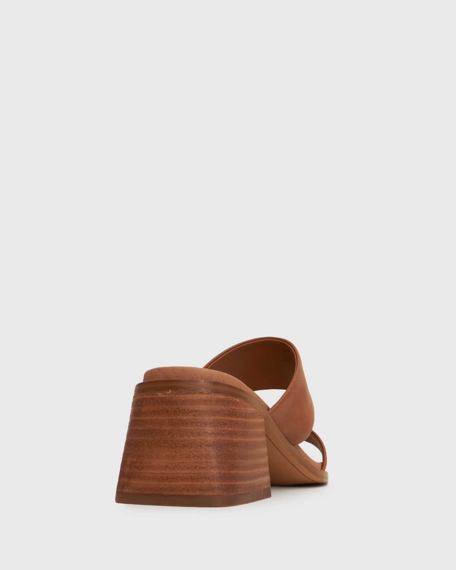 PRINCE Leather Block Heel Mules - Image 4