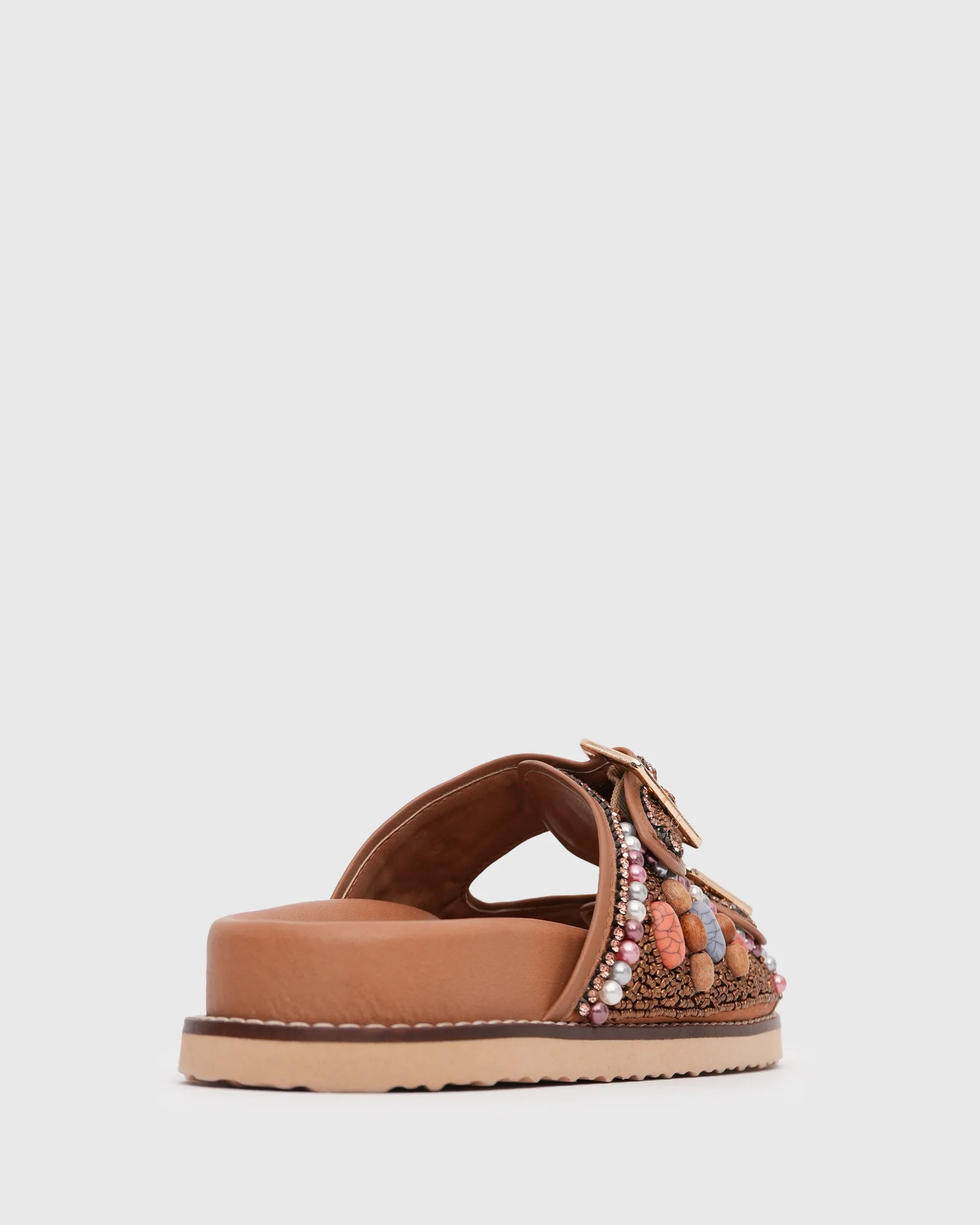 REFLECTION Leather Casual Slides - Image 6