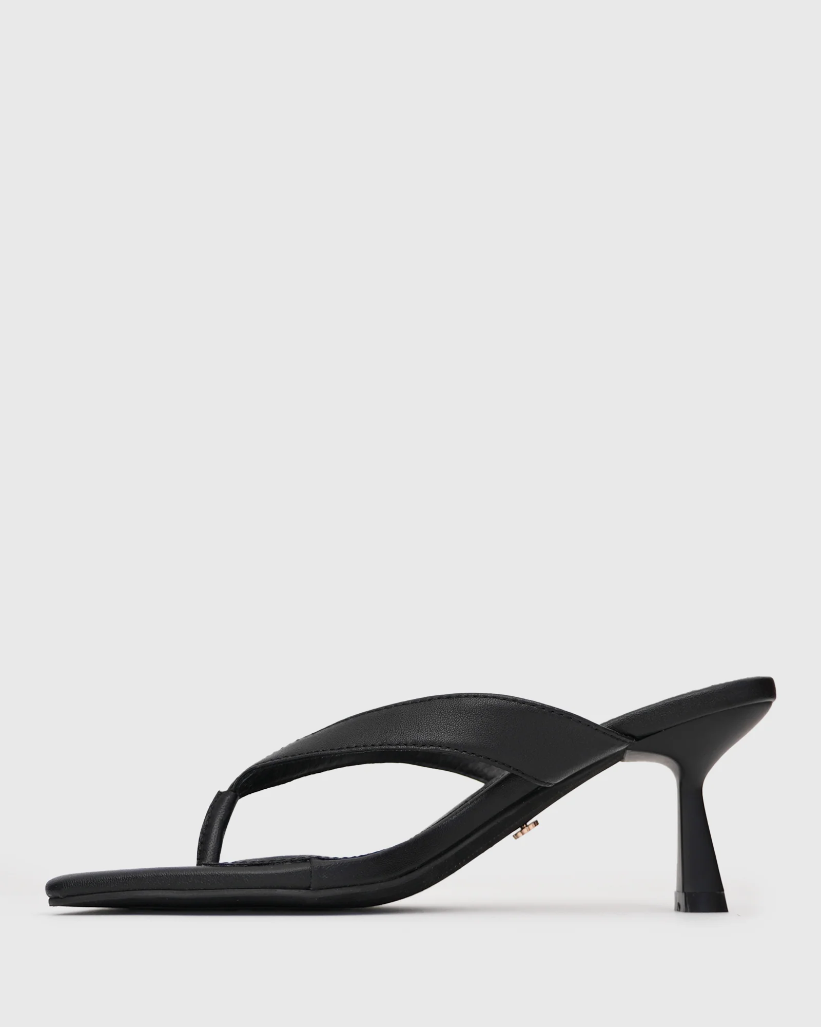 SALSA Leather Thong Mule Sandals - Image 3