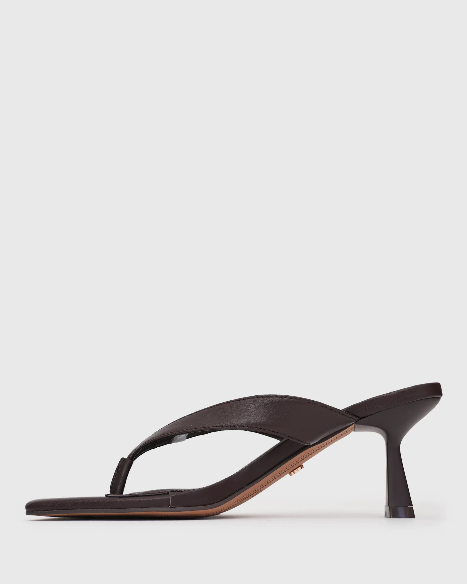 SALSA Leather Thong Mule Sandals - Image 3