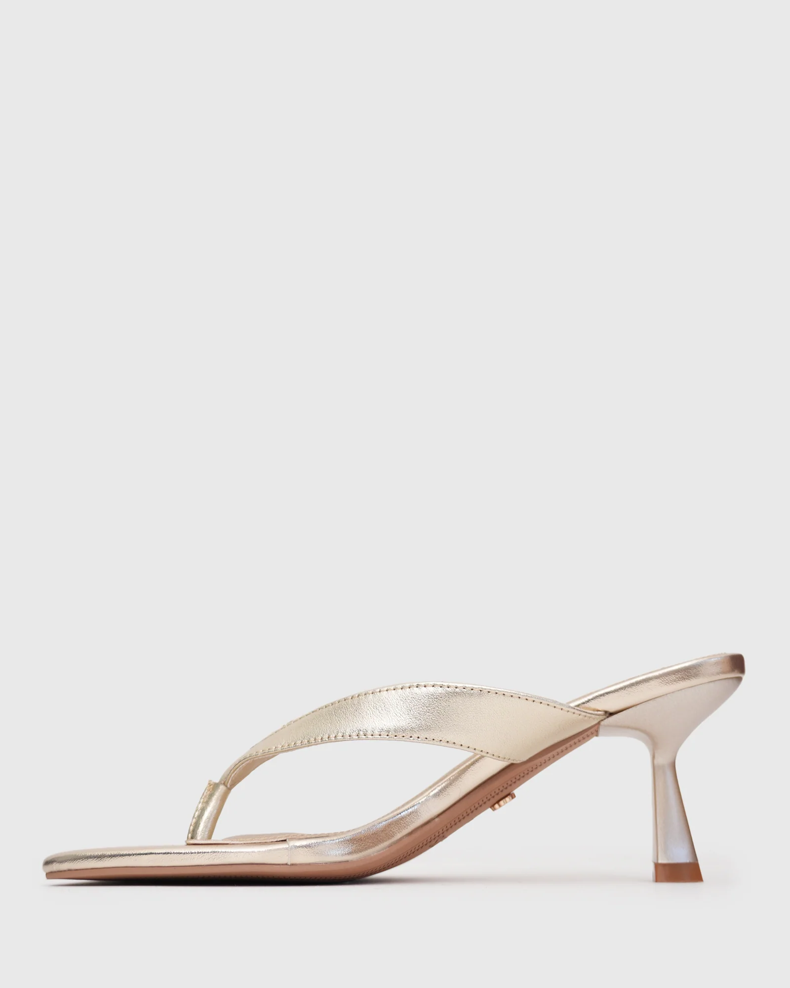 SALSA Leather Thong Mule Sandals - Image 3