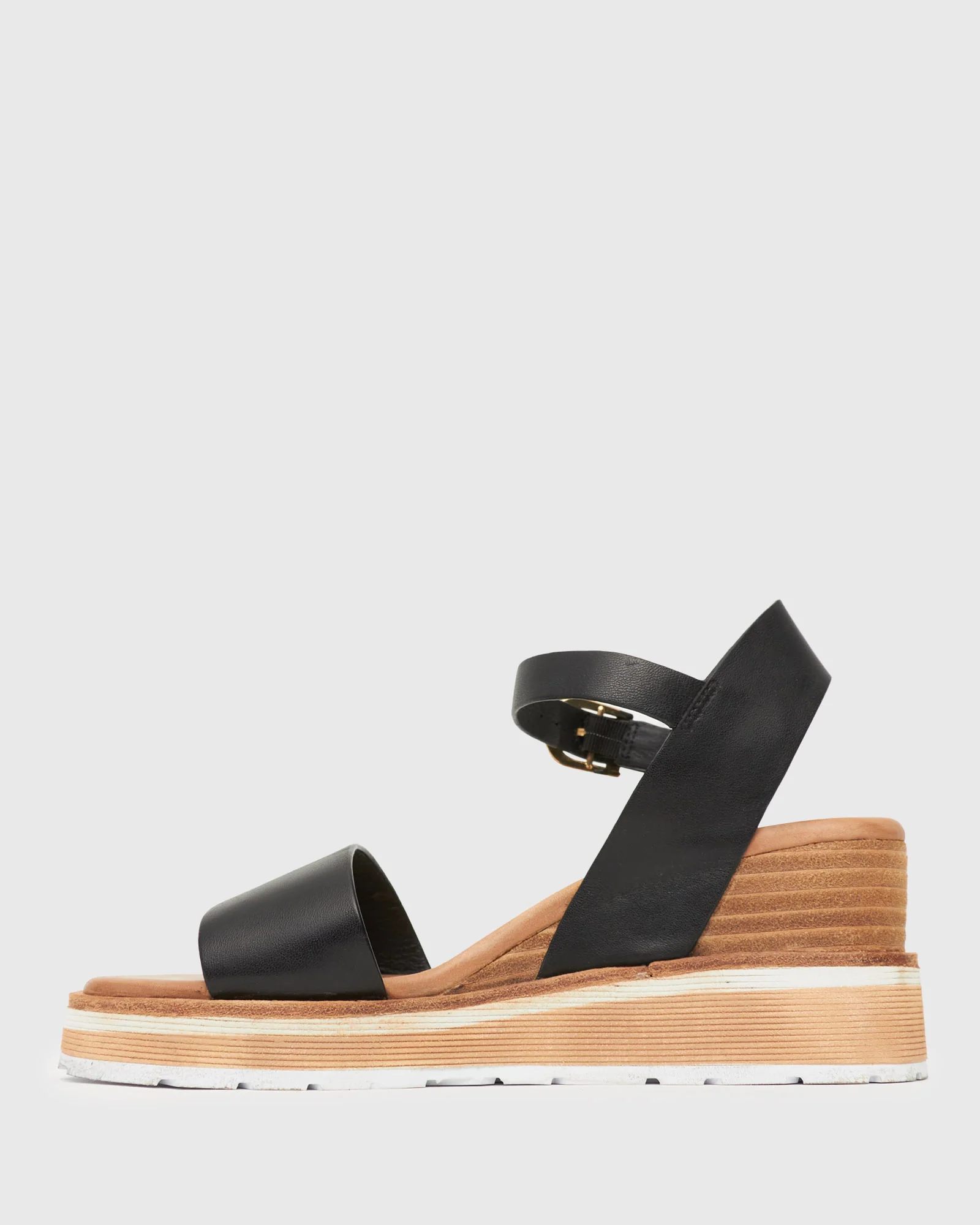 SANDREA Stacked Heel Wedges - Image 3