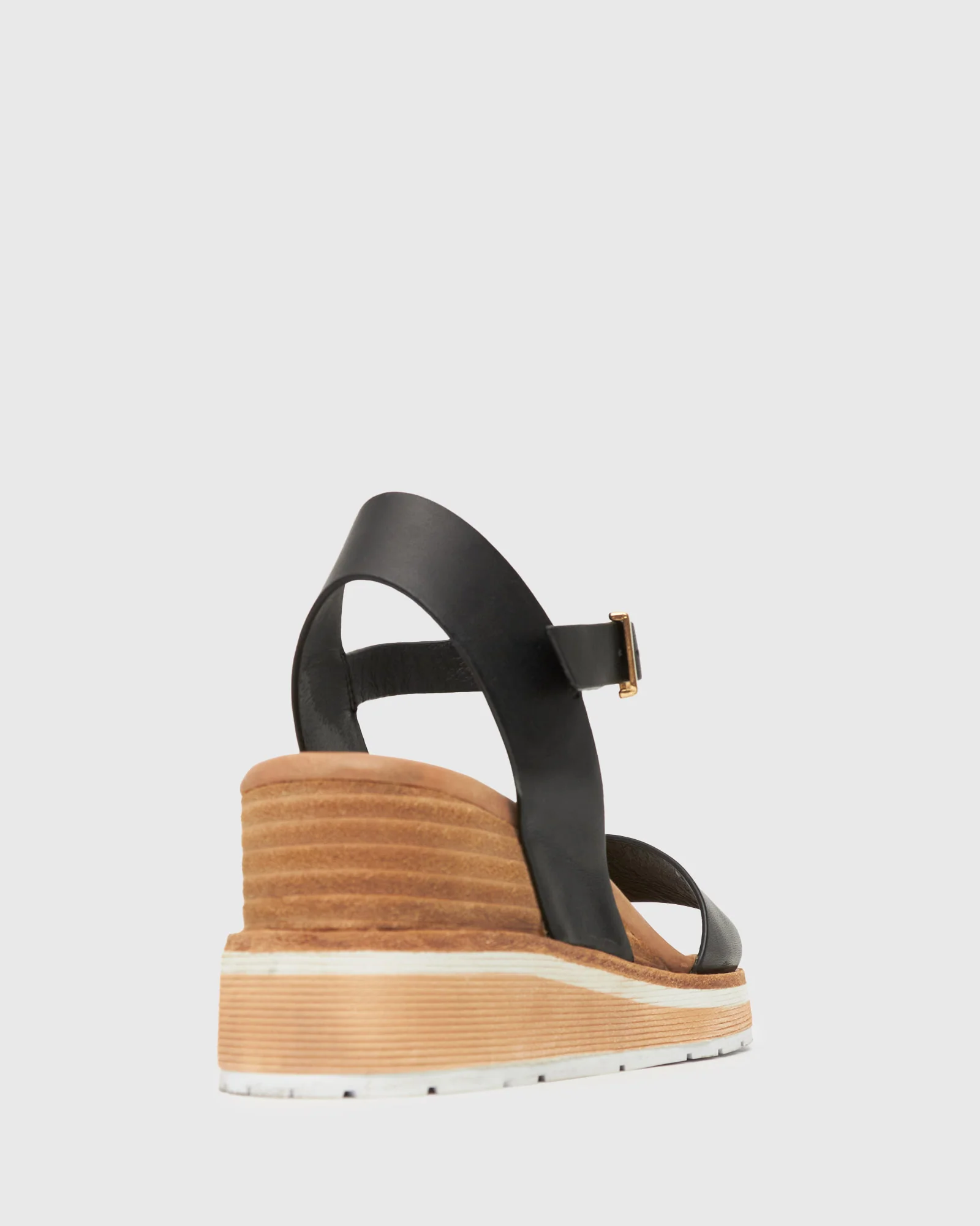 SANDREA Stacked Heel Wedges - Image 4