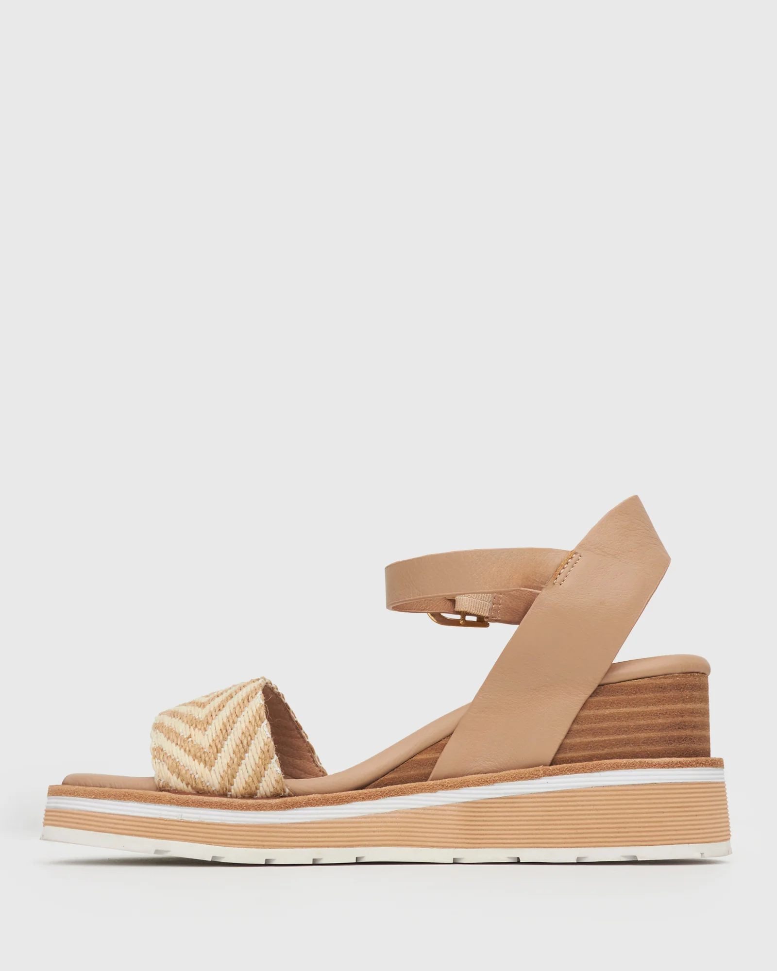 SANDREA Stacked Heel Wedges - Image 3