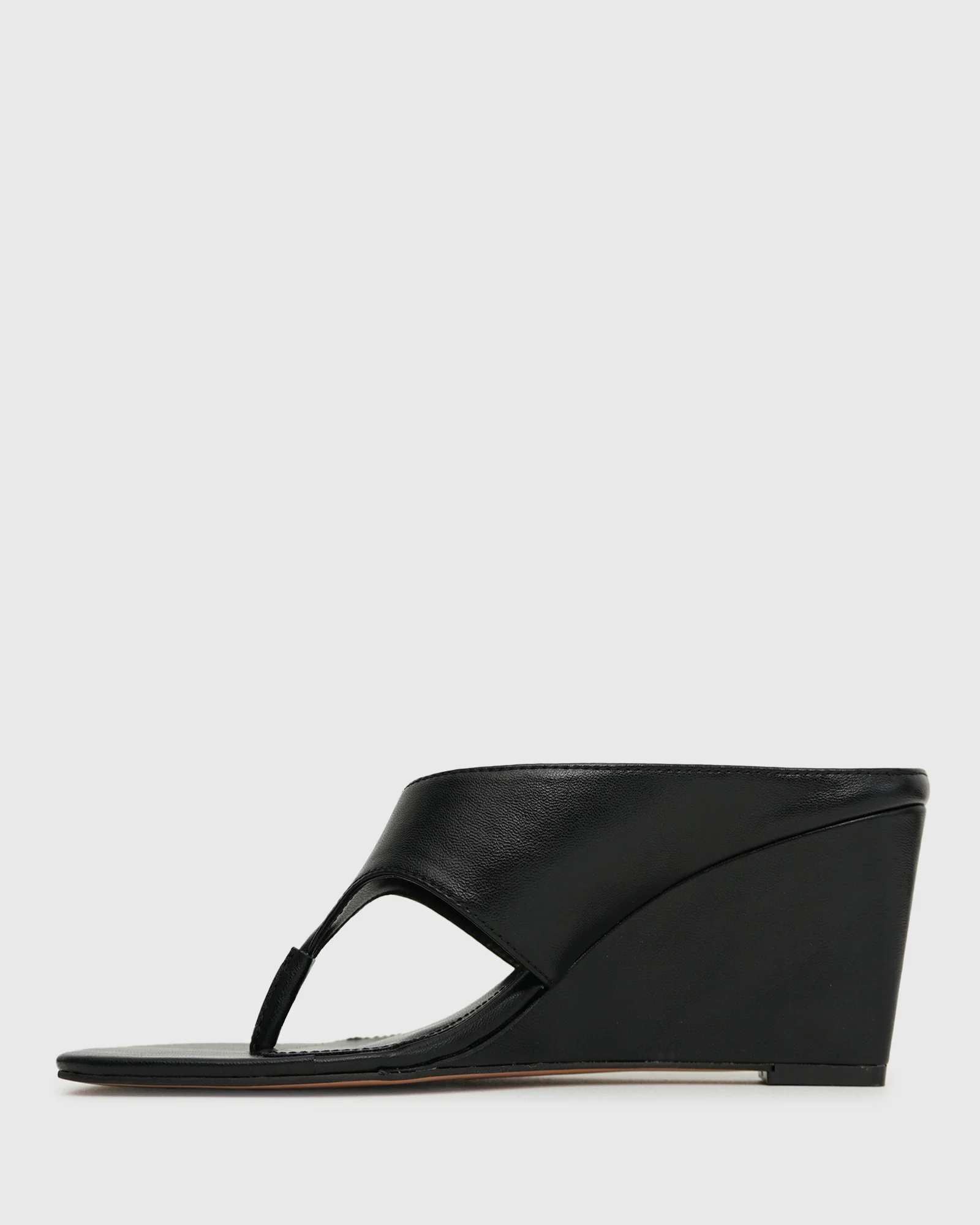 PRE-ORDER SELENE Square Toe Wedge Sandals - Image 5
