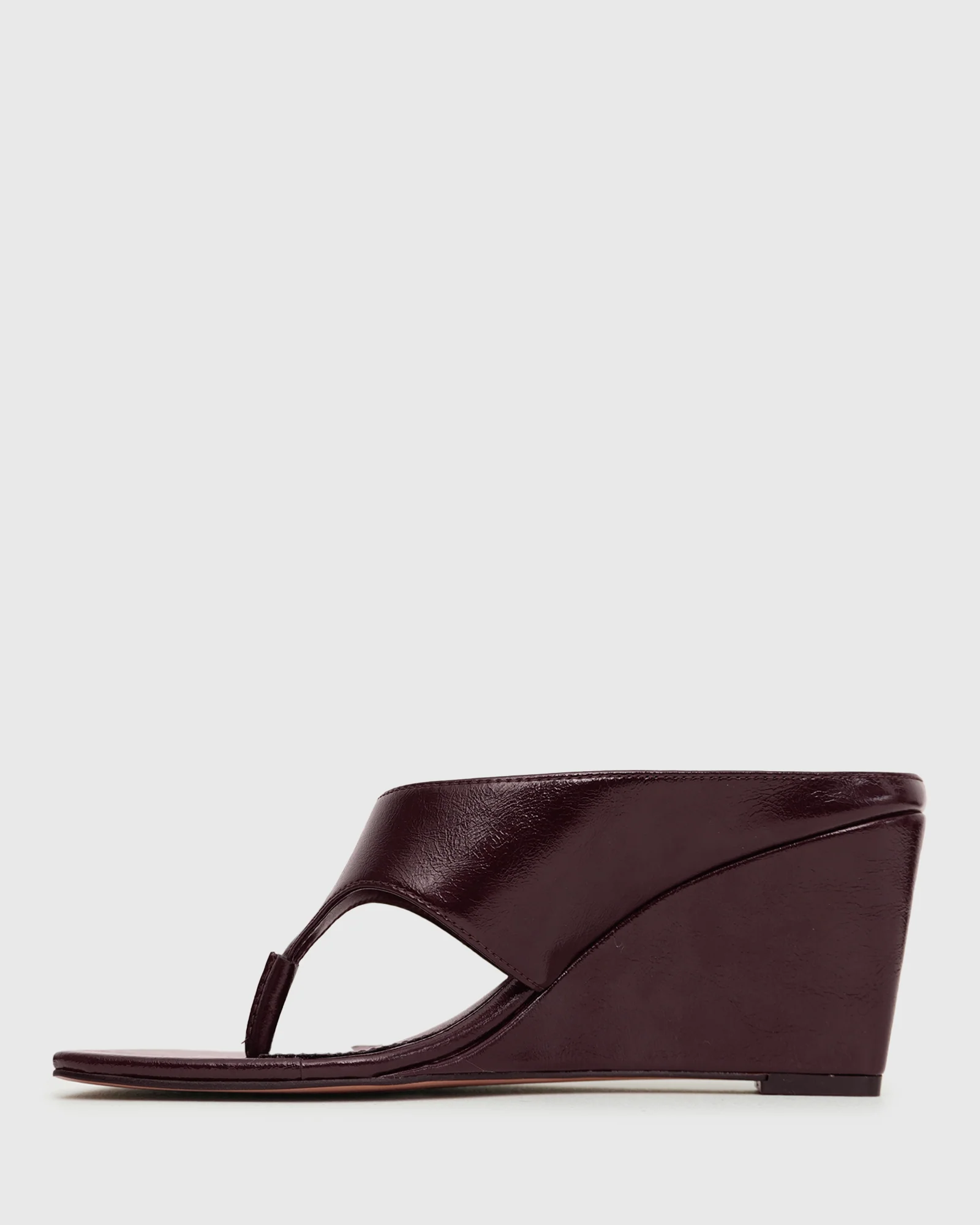 PRE-ORDER SELENE Square Toe Wedge Sandals - Image 5