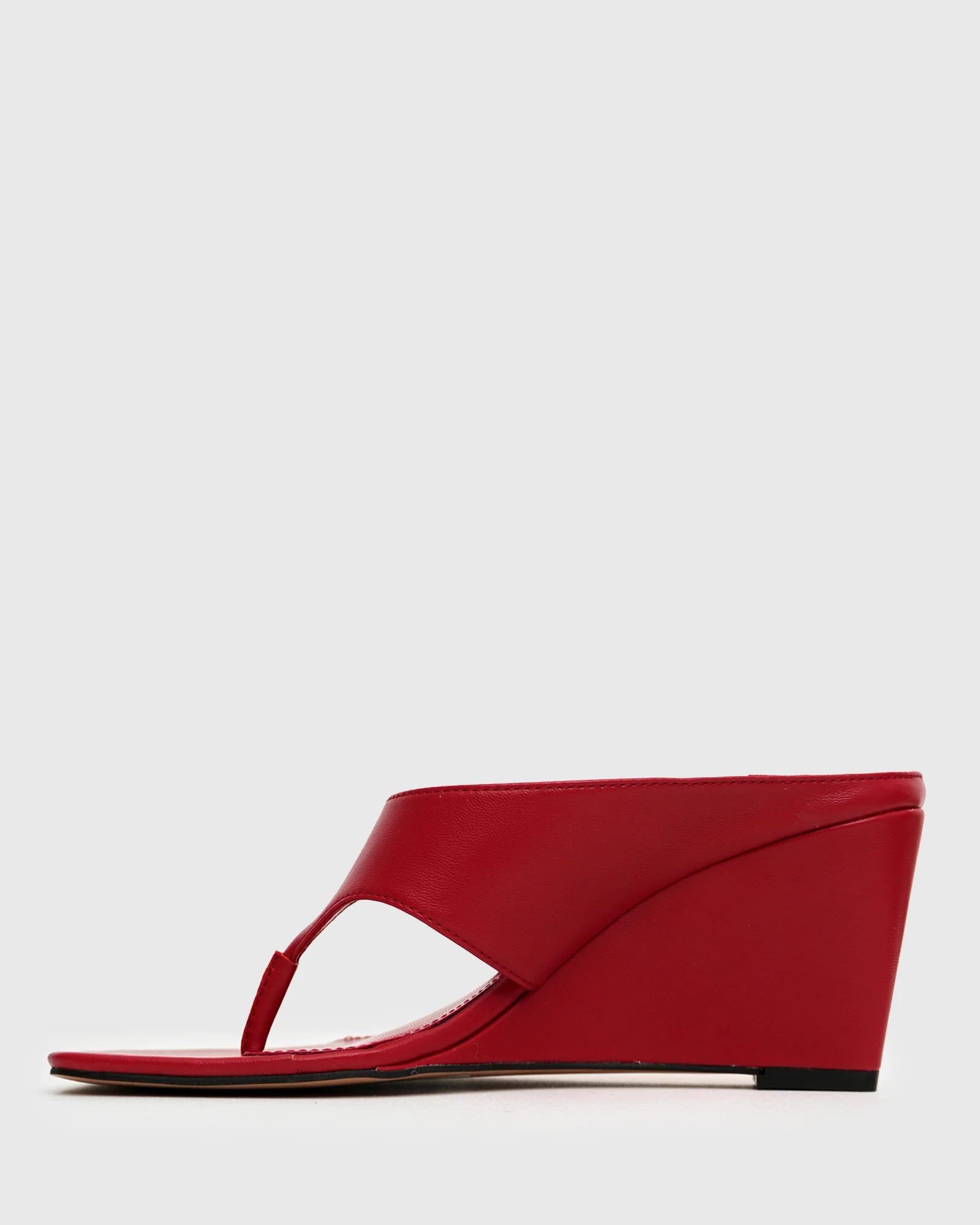 SELENE Square Toe Wedge Sandals - Image 6