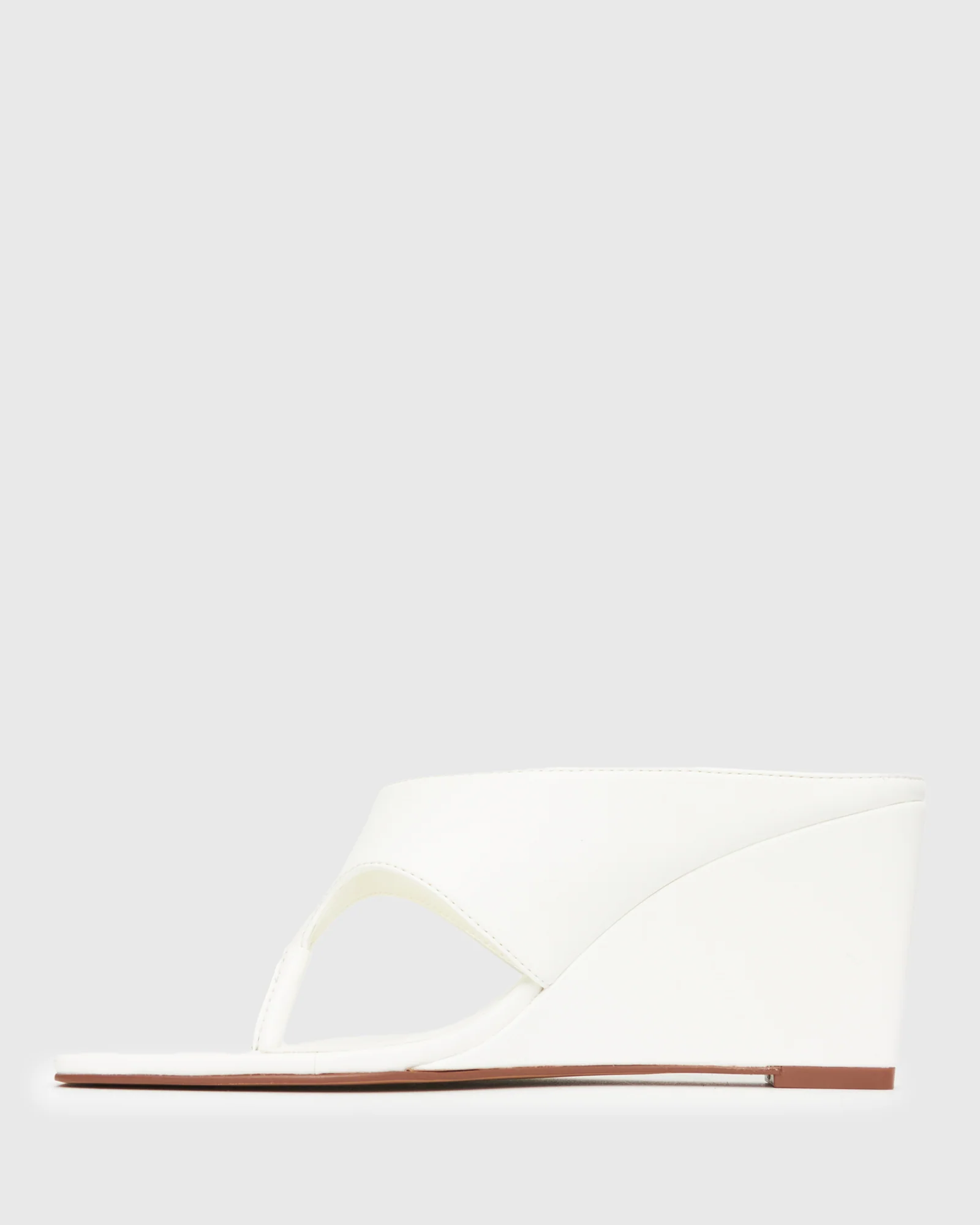 SELENE Square Toe Wedge Sandals - Image 5