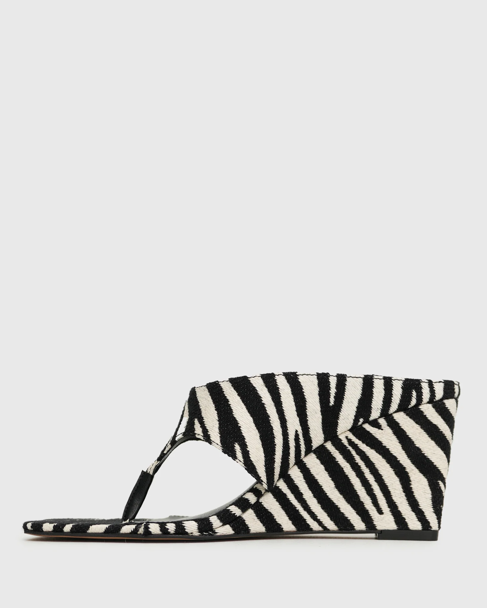 PRE-ORDER SELENE Square Toe Wedge Sandals - Image 6