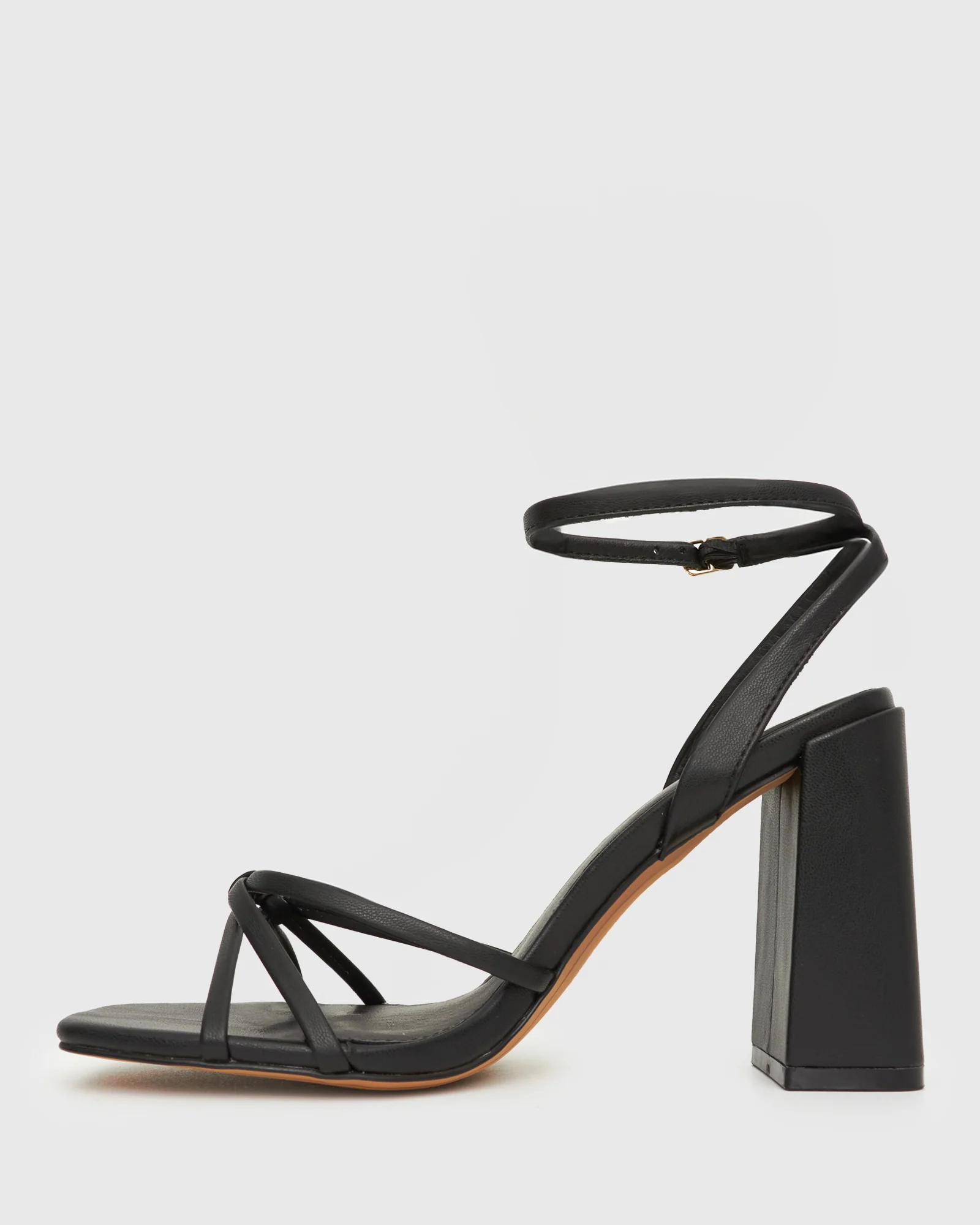 SOLANA Strappy High Block Heel Sandals - Image 3