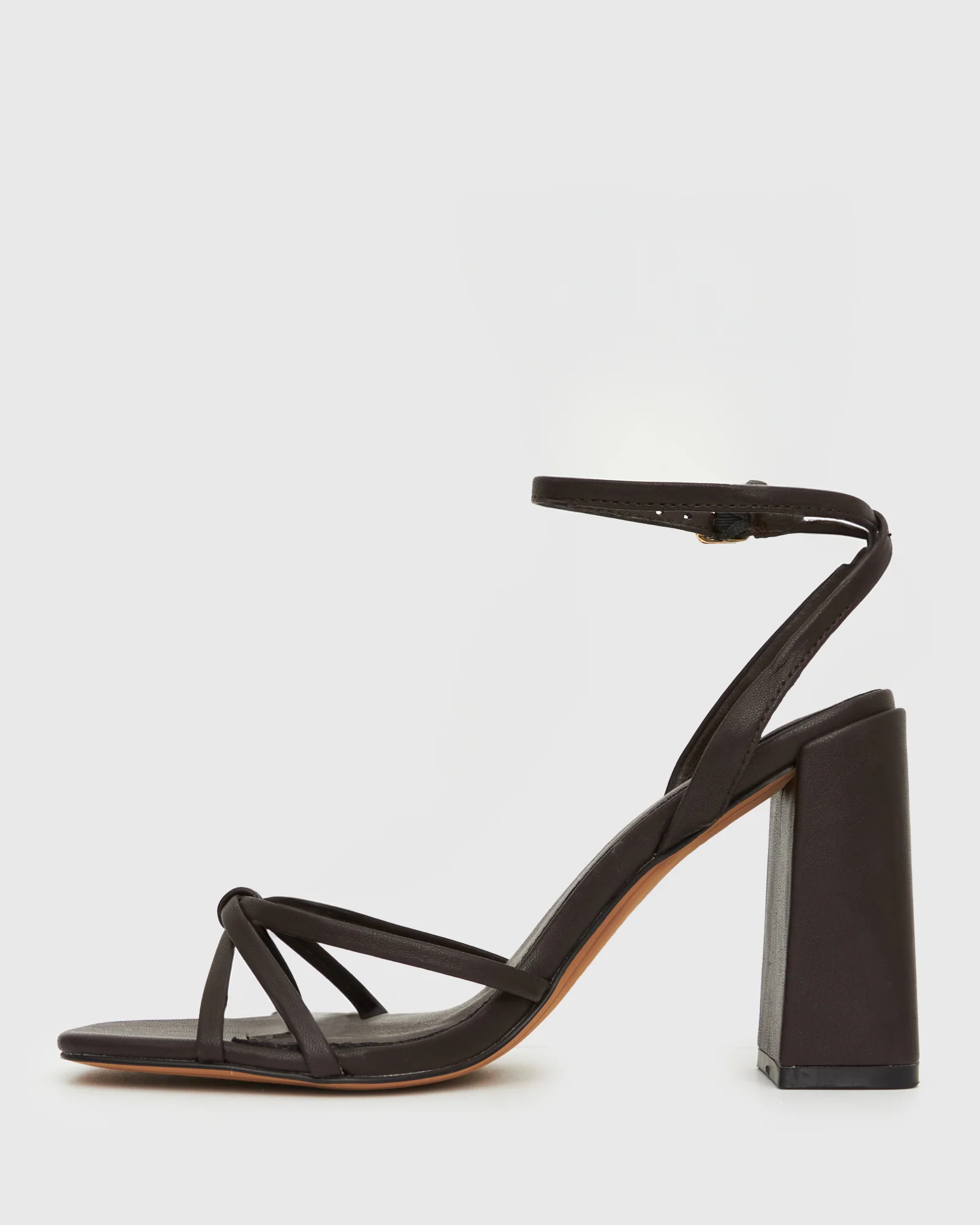 SOLANA Strappy High Block Heel Sandals - Image 3